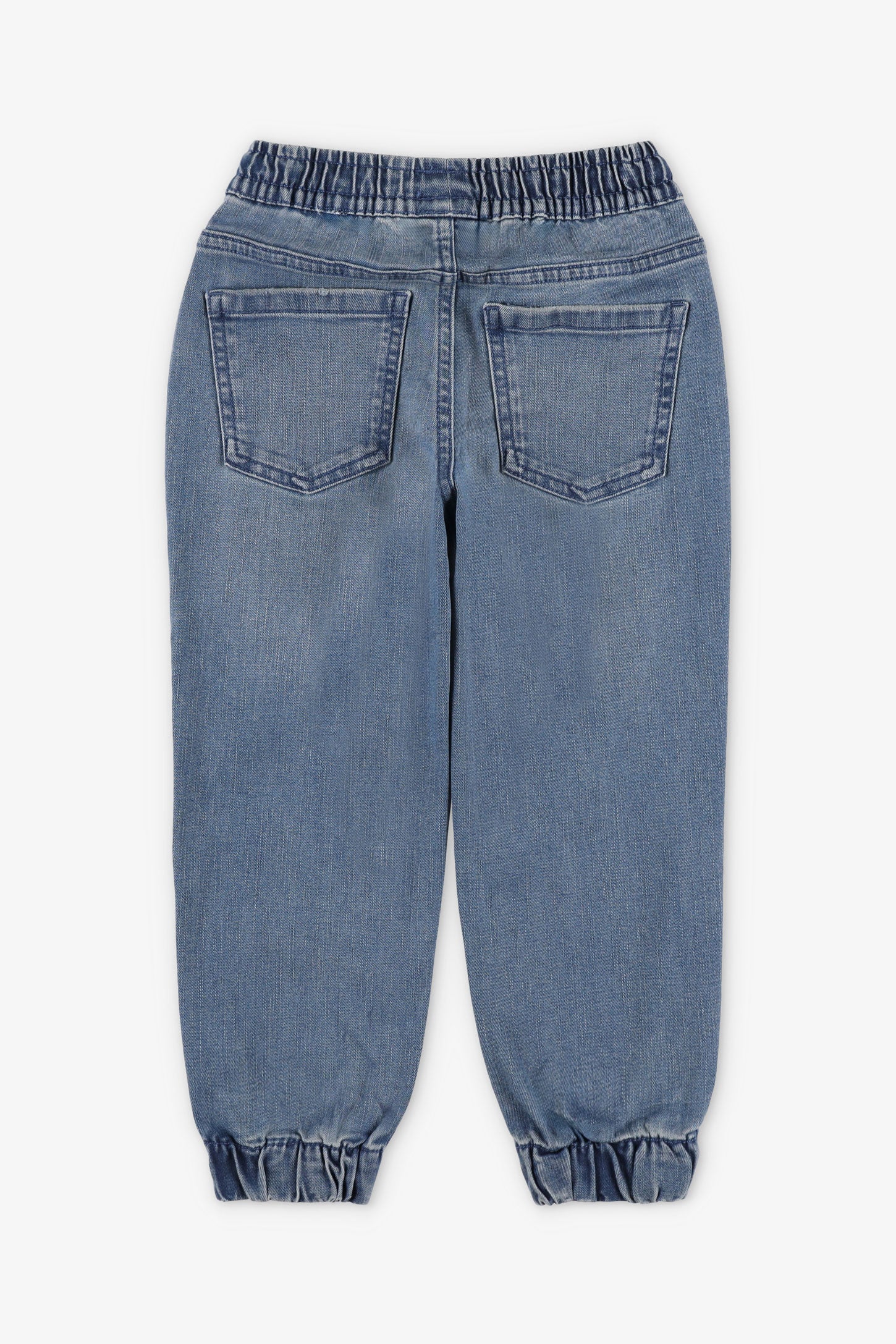 Pantalon jogger en denim – Enfant garçon
 && BLEU MOYEN