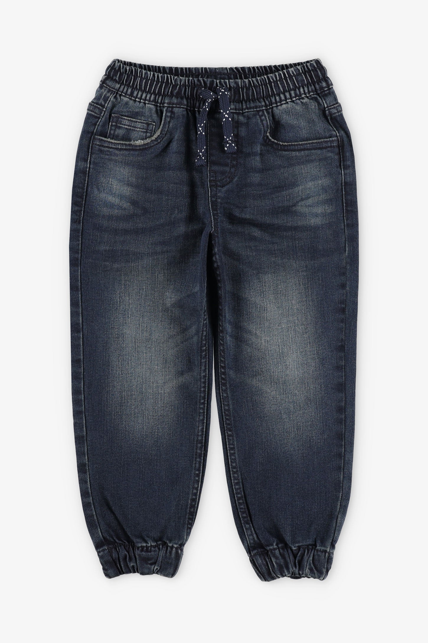 Pantalon jogger en denim – Enfant garçon
 && BLEU FONCÉ