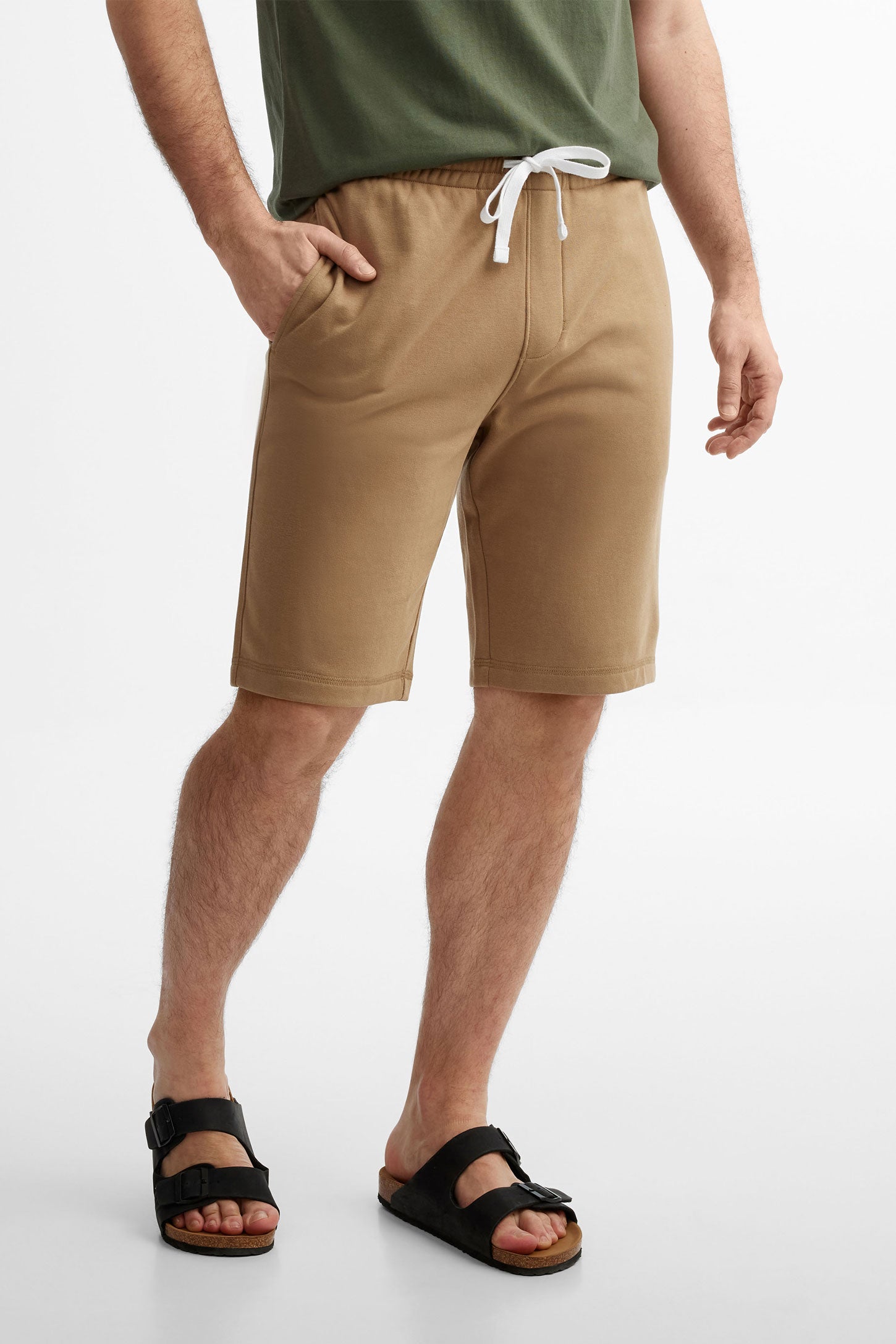 Short ouaté taille élastique Homme Aubainerie