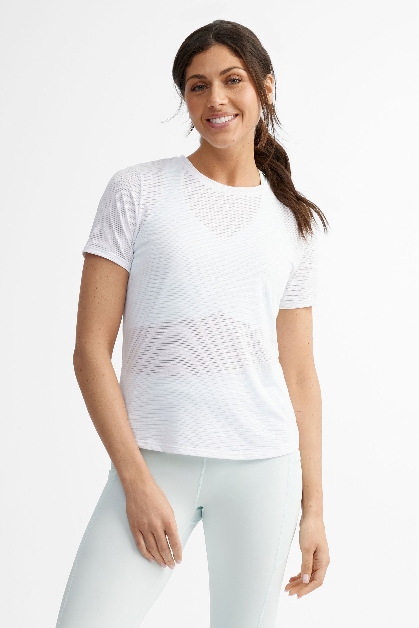 T-shirt athlétique - Femme && BLANC