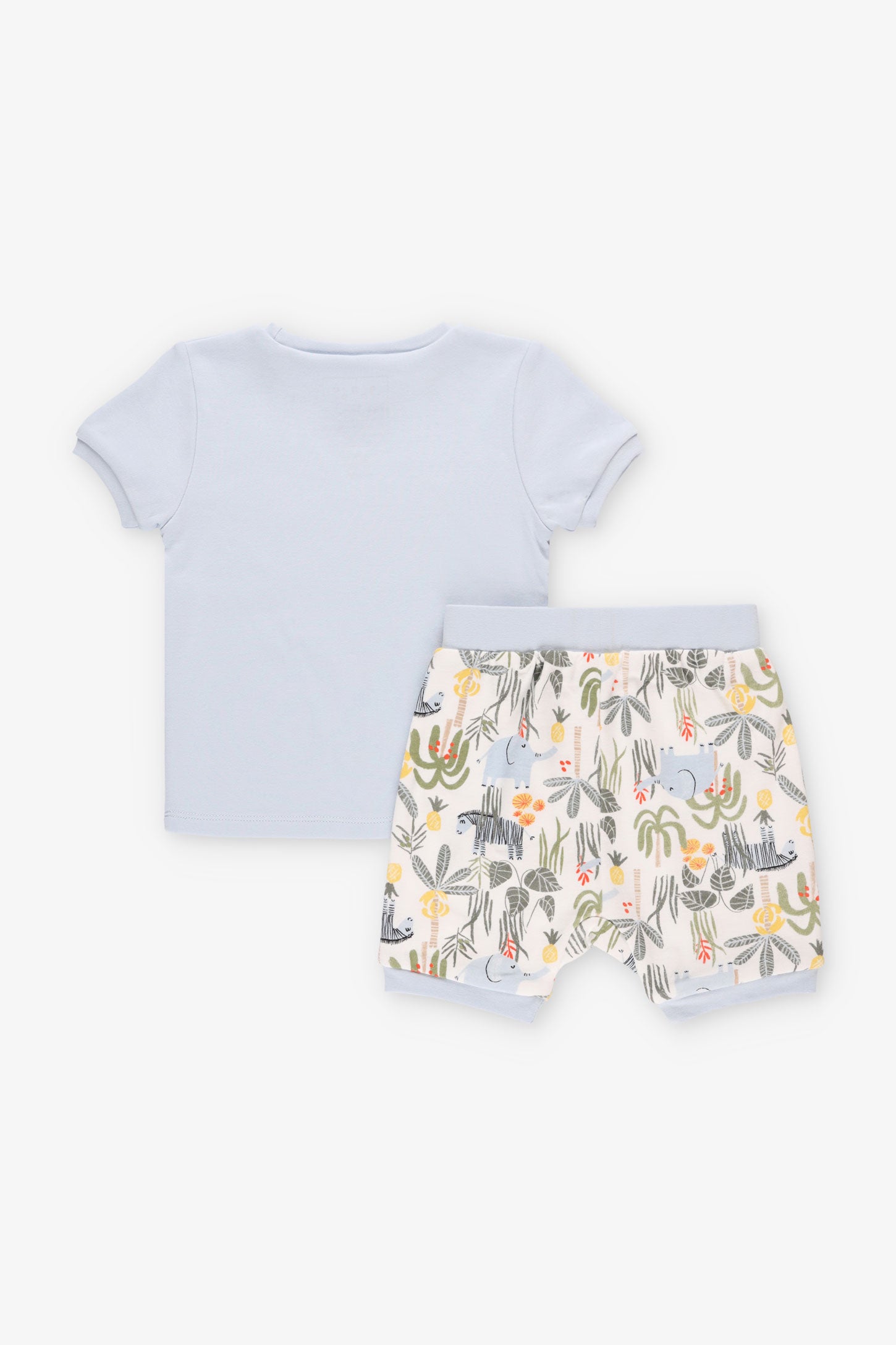 Pyjama 2-pièces coton bio, 2T-3T - Bébé garçon && BLEU PALE