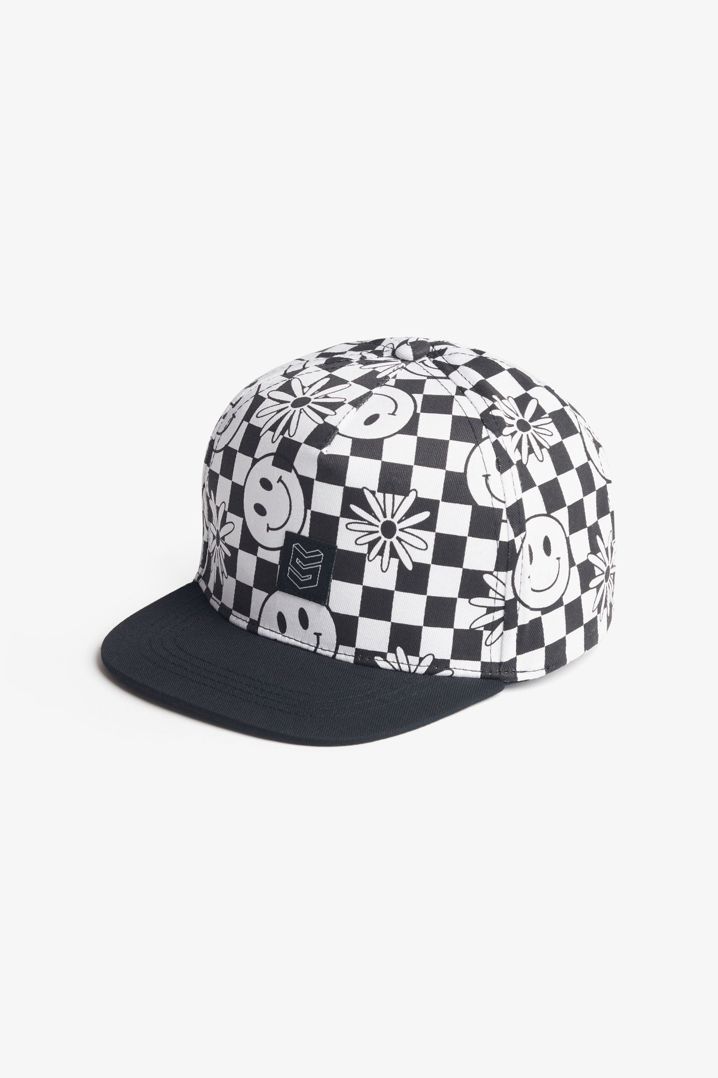 Casquette imprimée ajustable en twill - Enfant fille && NOIR