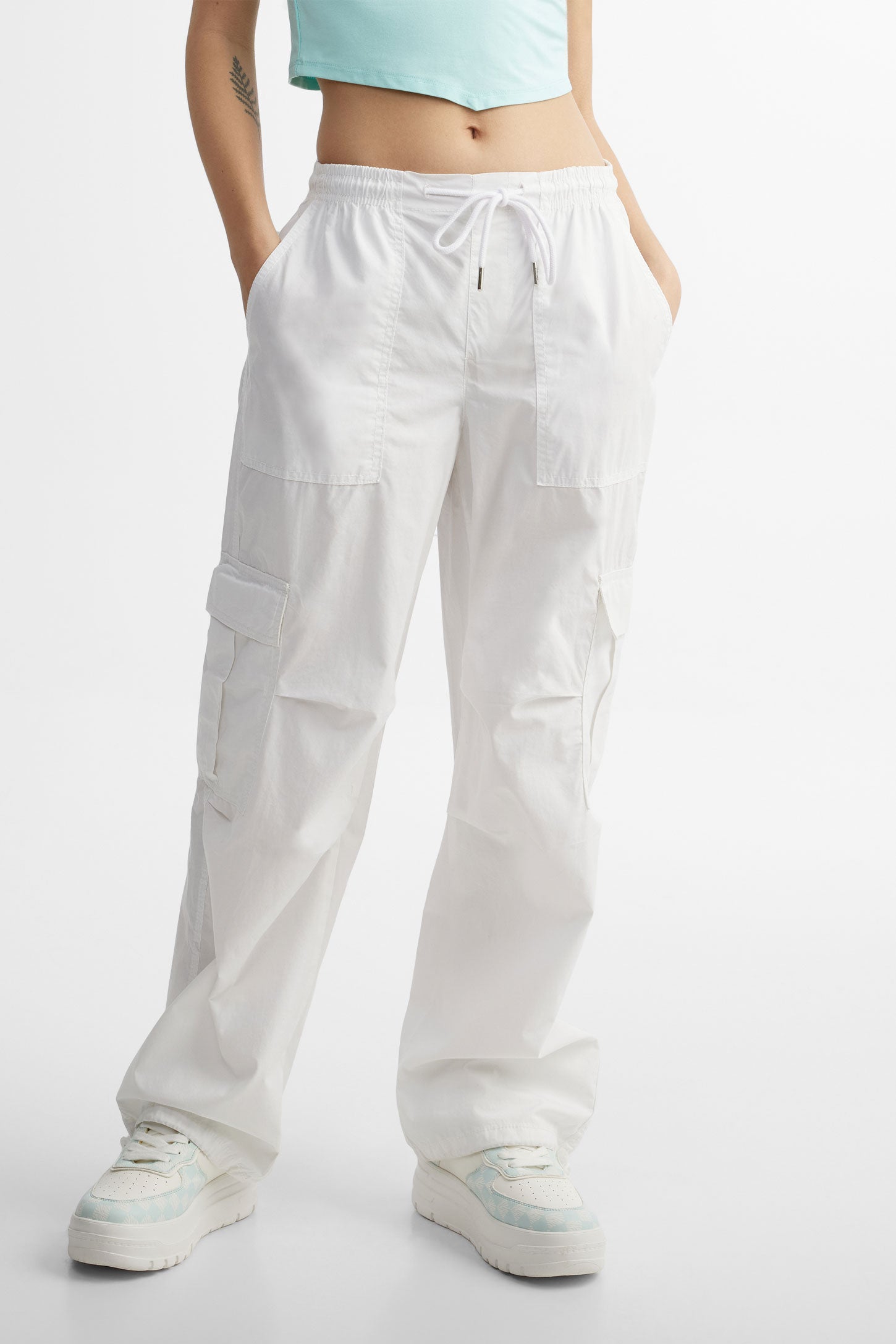 Cargo parachute pants - Women