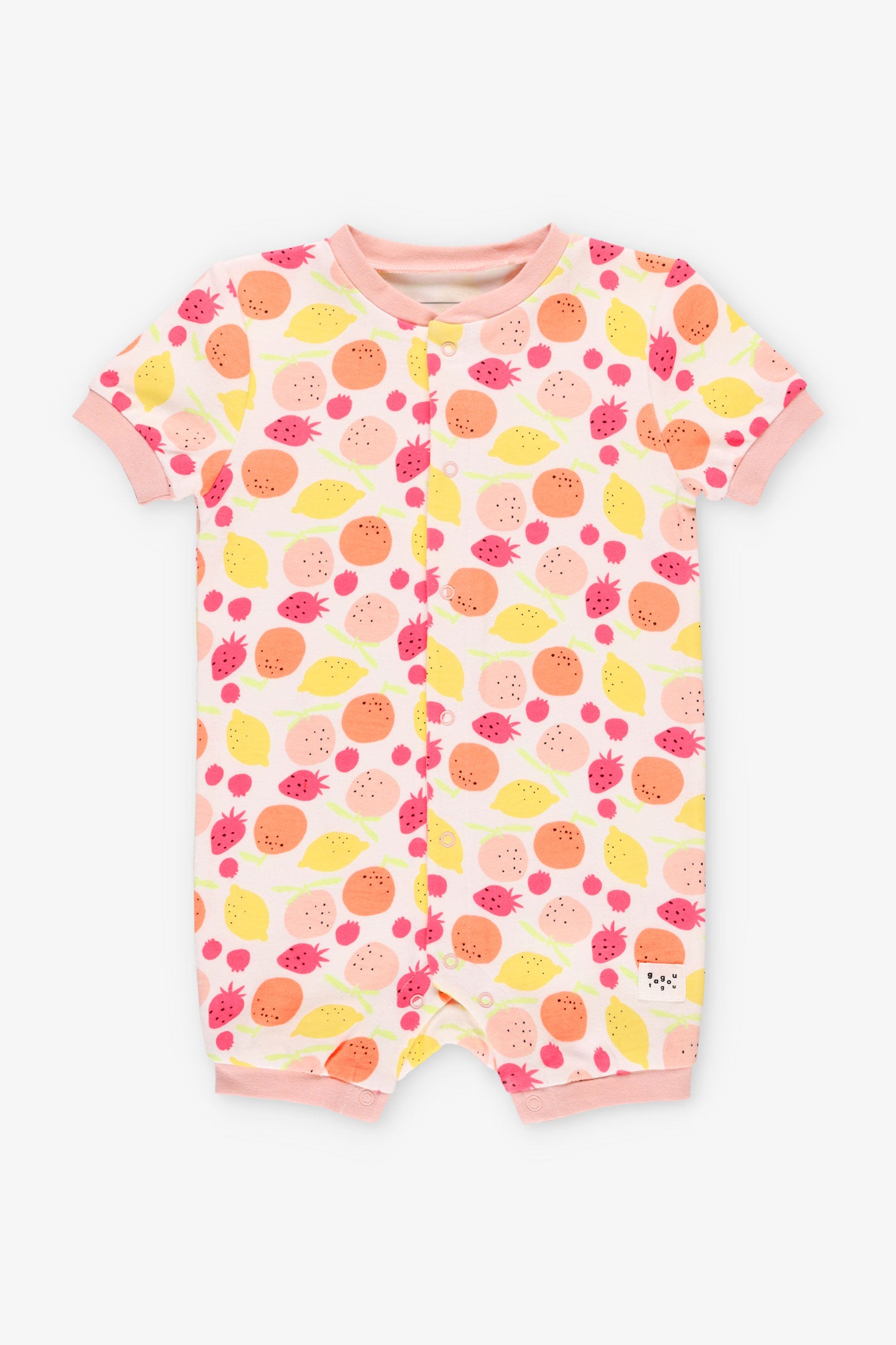 Pyjama 1-pièce combinaison coton bio - Bébé fille && BLANC MULTI