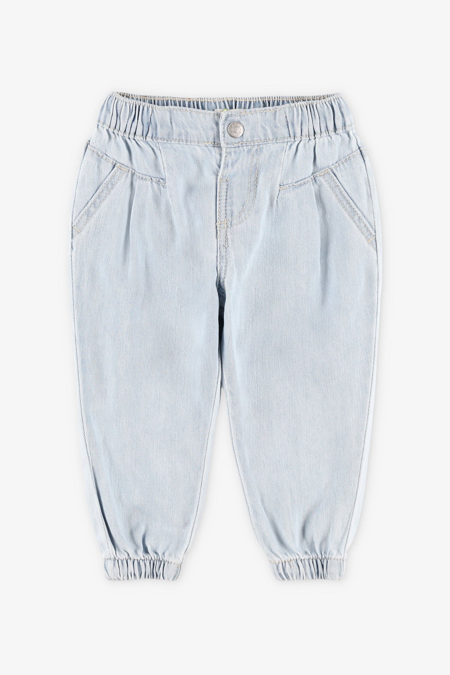 Jeans coupe jogger, 2T-3T - Bébé fille && BLEU PALE