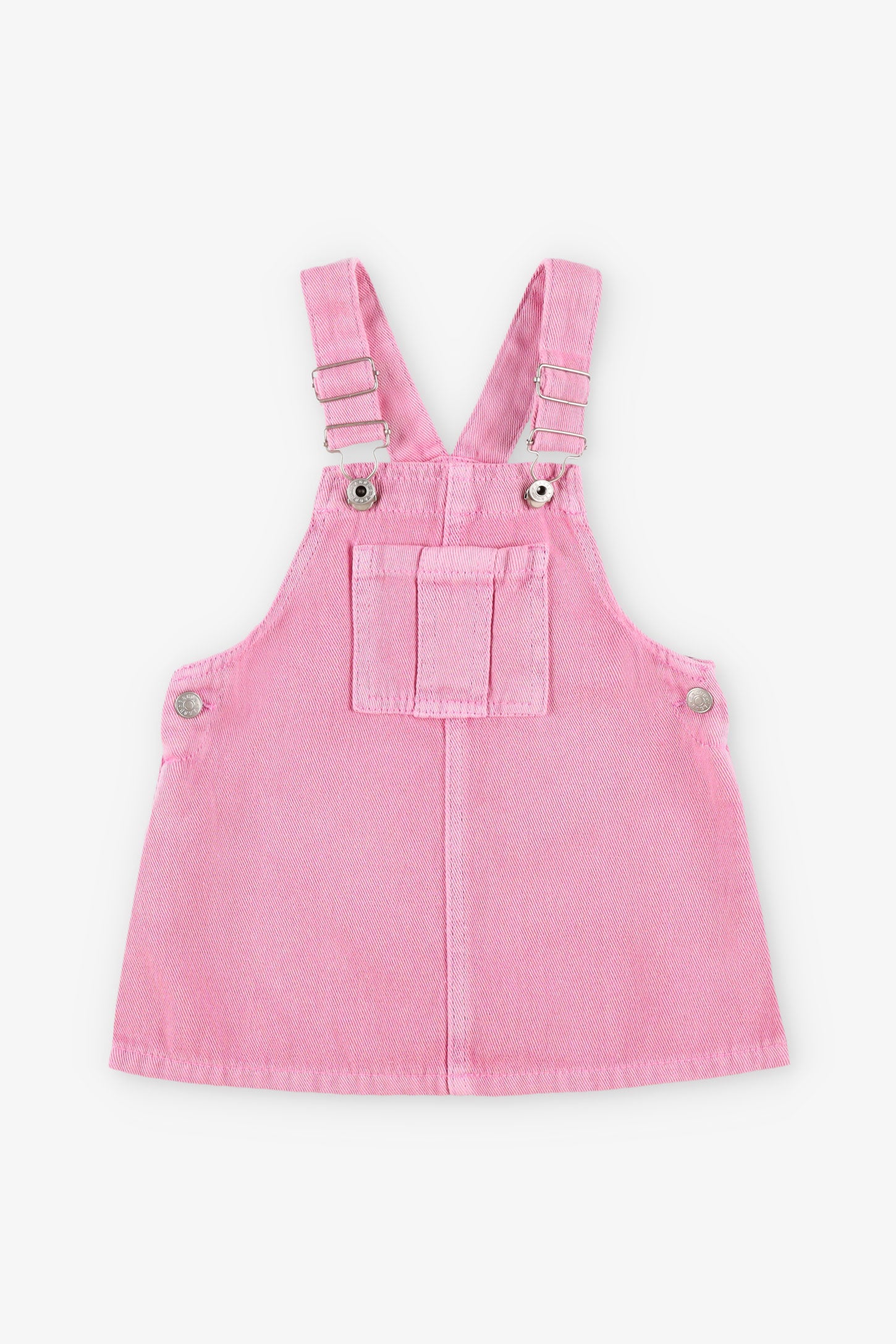 Robe-tablier en jeans, 2T-3T - Bébé fille && ROSE