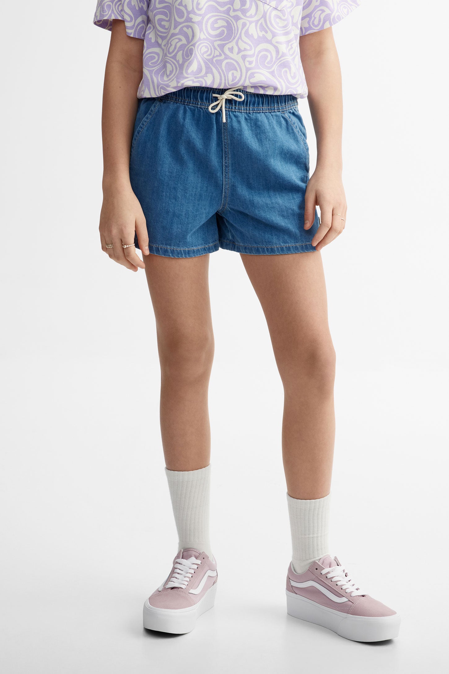 Short en jeans - Ado fille && BLEU