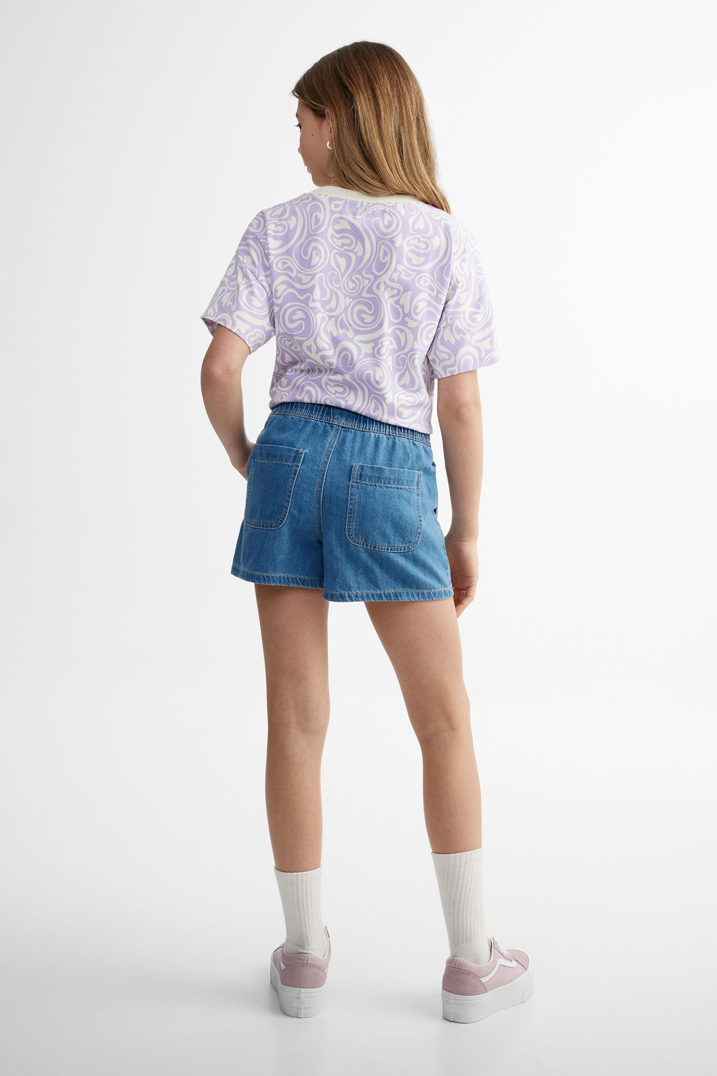 Short en jeans - Ado fille && BLEU