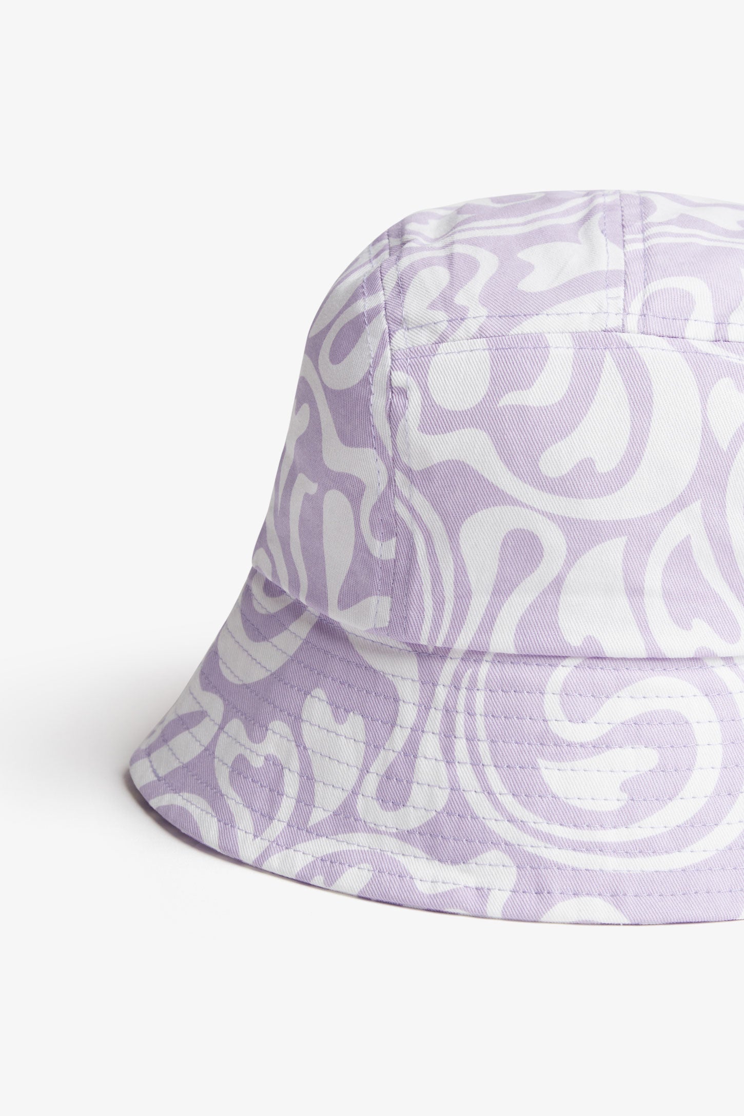 Chapeau cloche en coton - Ado fille && MAUVE/MULTI