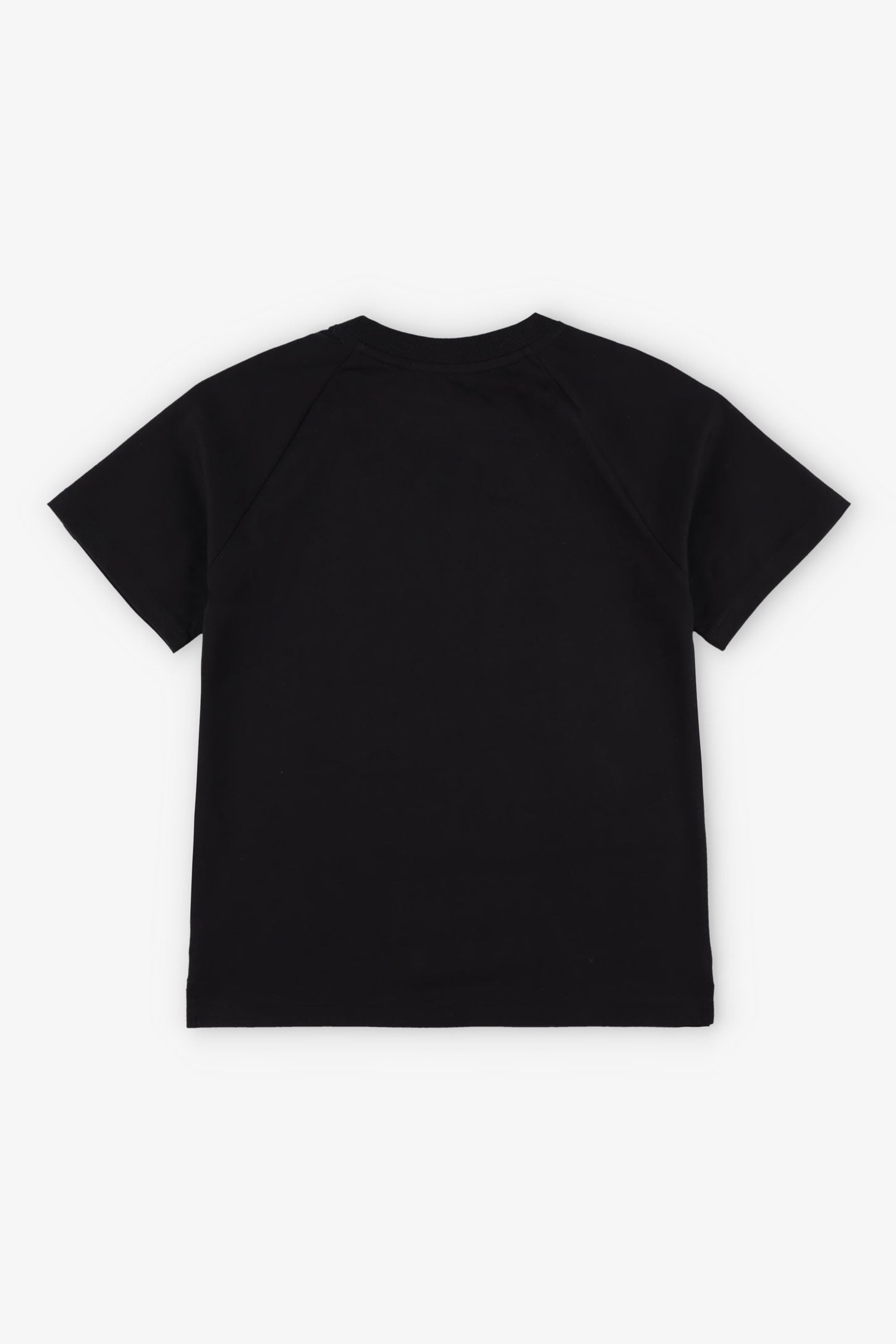 T-shirt surdimensionnée imprimé en coton - Enfant garçon && NOIR