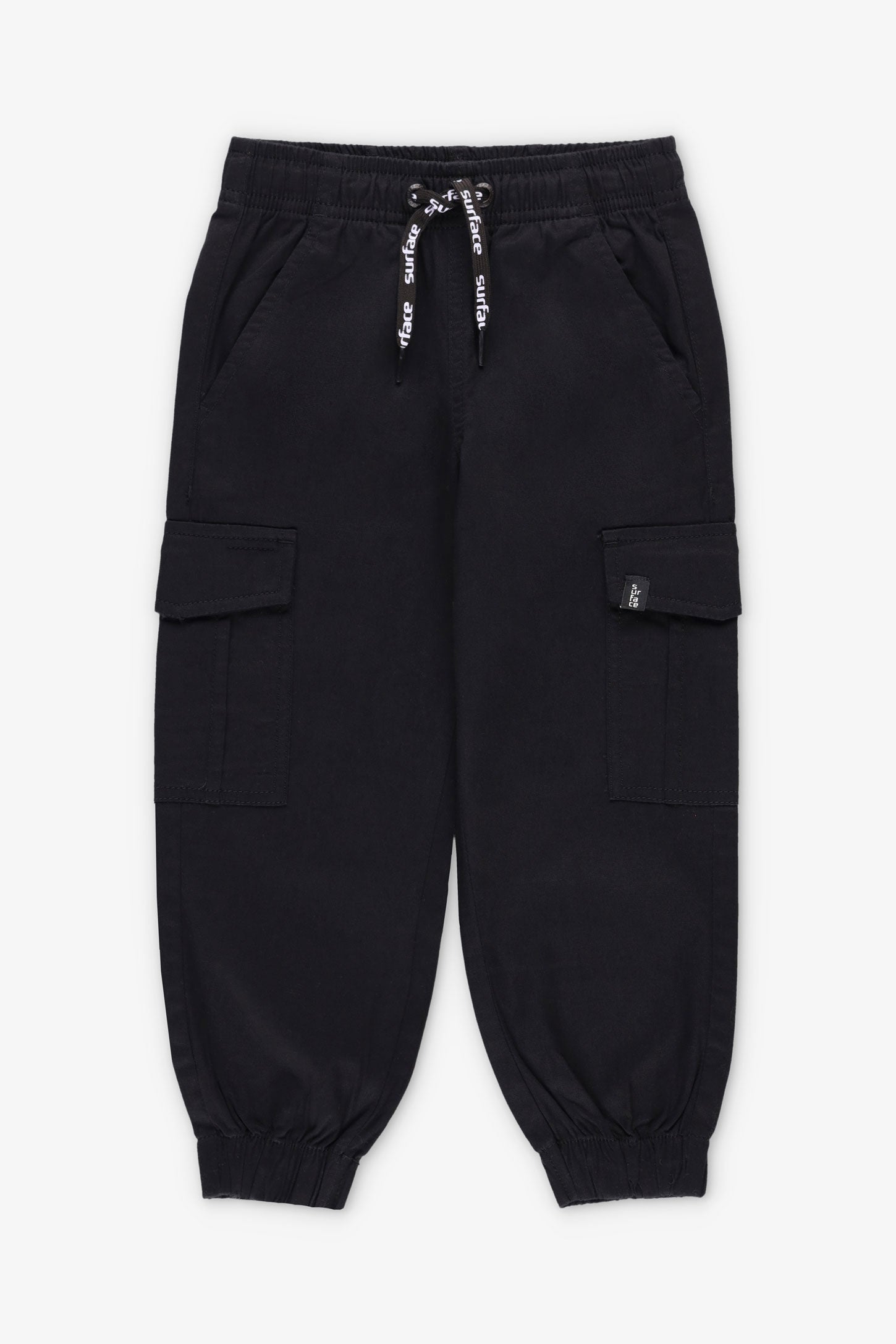 Pantalon jogger cargo - Enfant garçon && NOIR