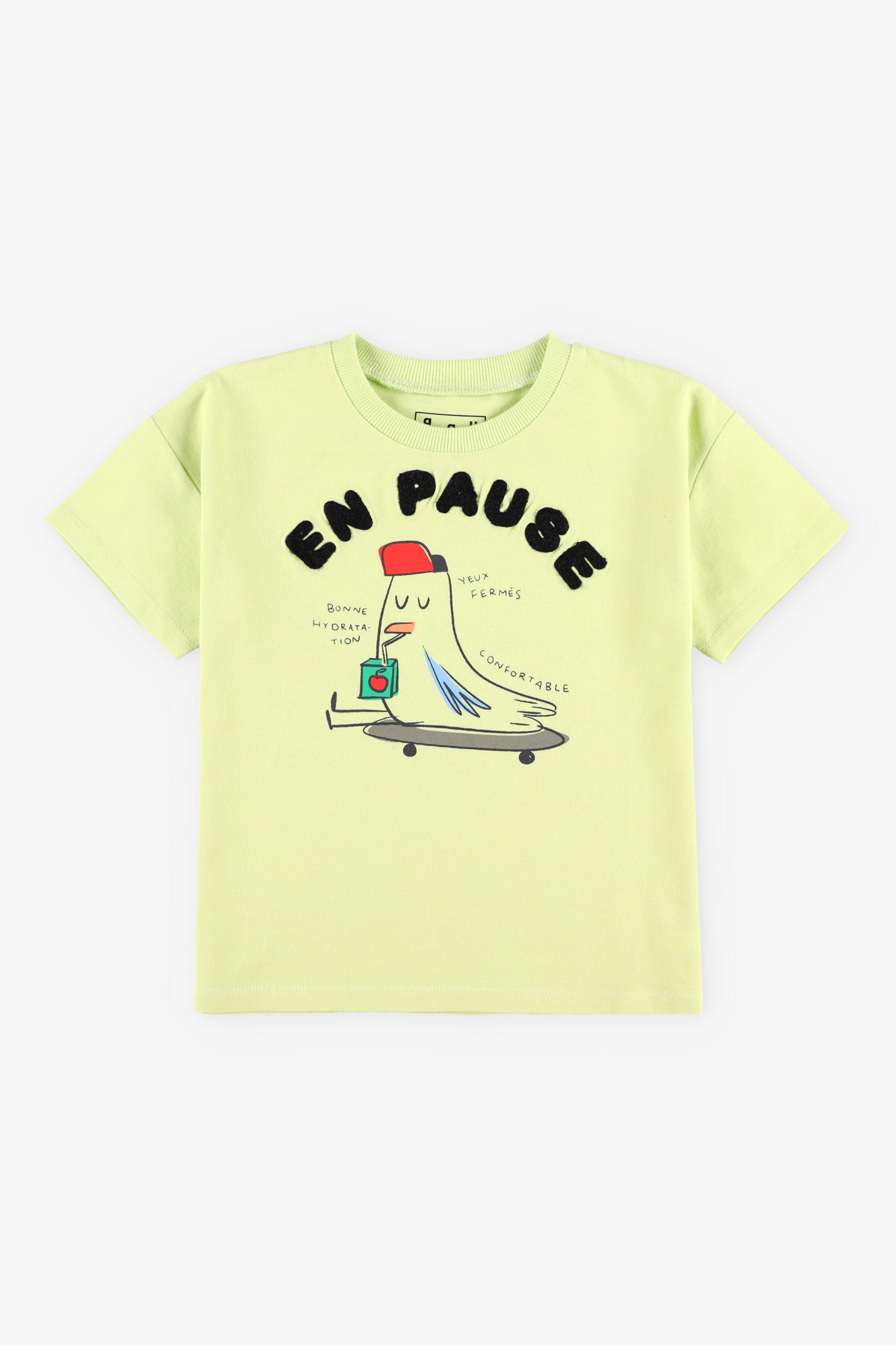 T-shirt manches courtes imprimé coton, 2T-3T - Bébé garçon && VERT