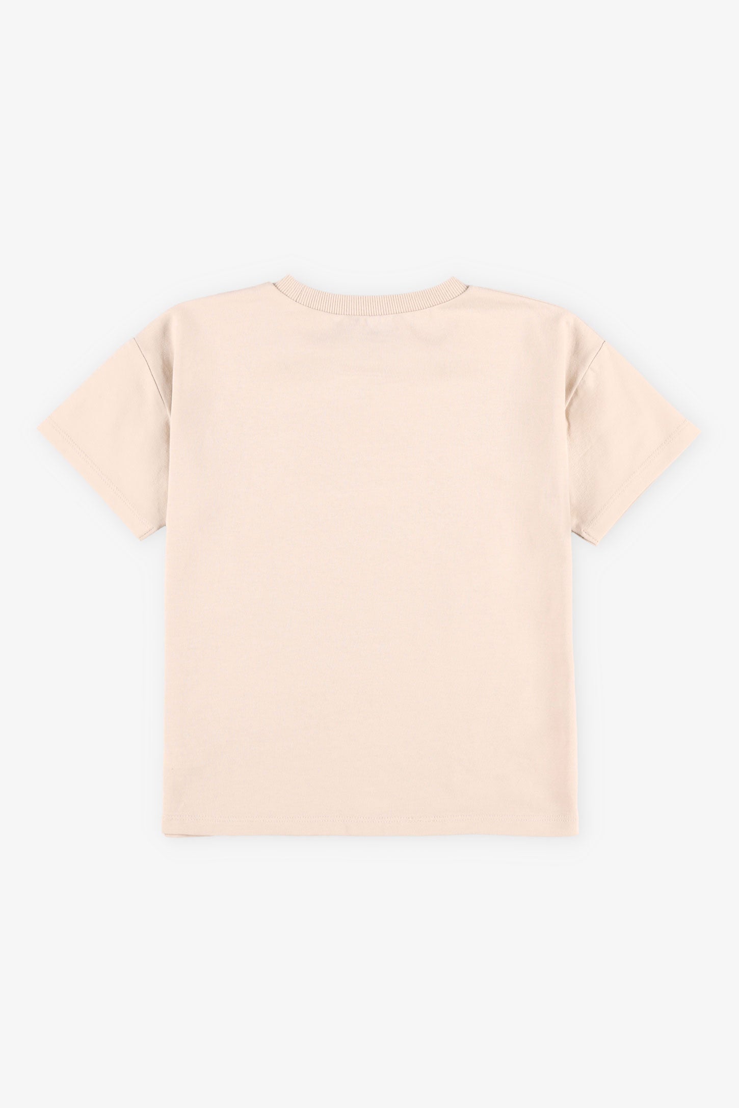 T-shirt manches courtes imprimé coton, 2T-3T - Bébé garçon && BEIGE