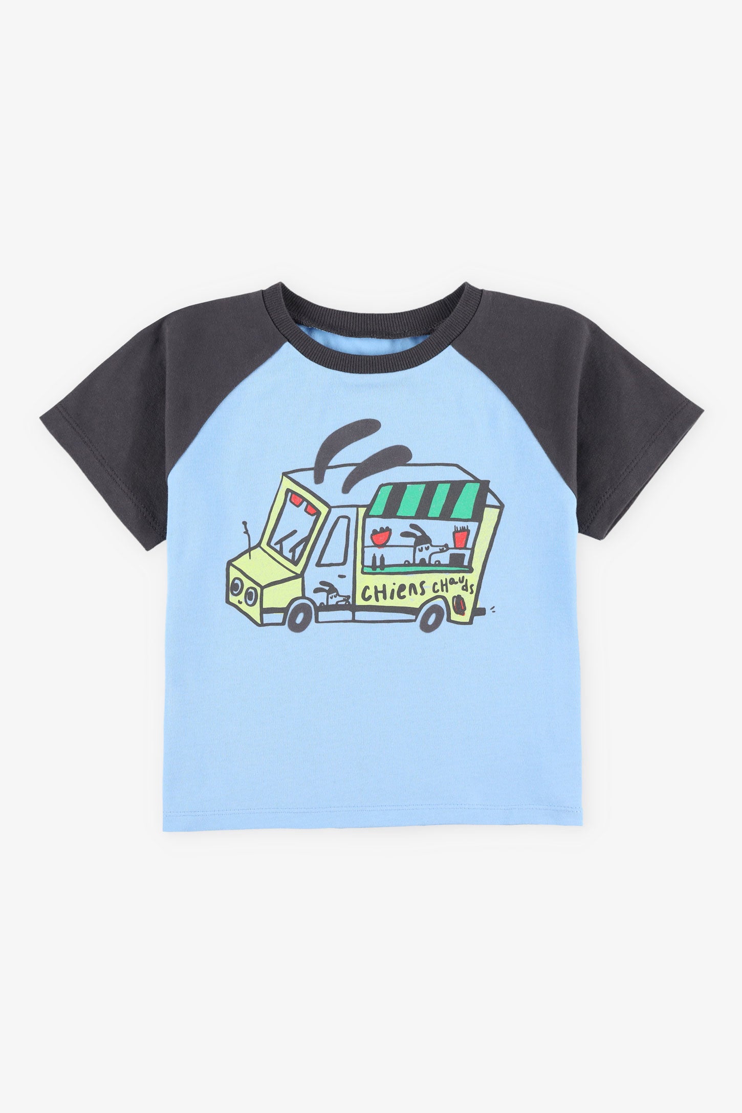 T-shirt manches courtes imprimé coton, 2T-3T - Bébé garçon && BLEU