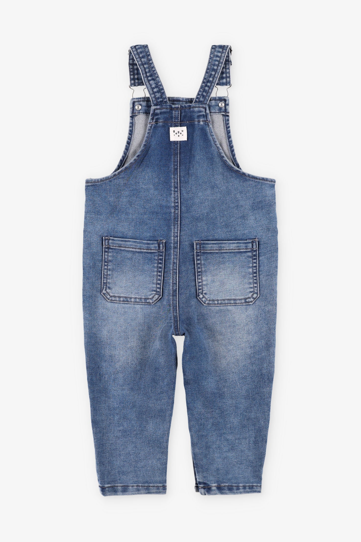 Salopette en jeans, 2T-3T - Bébé garçon && BLEU