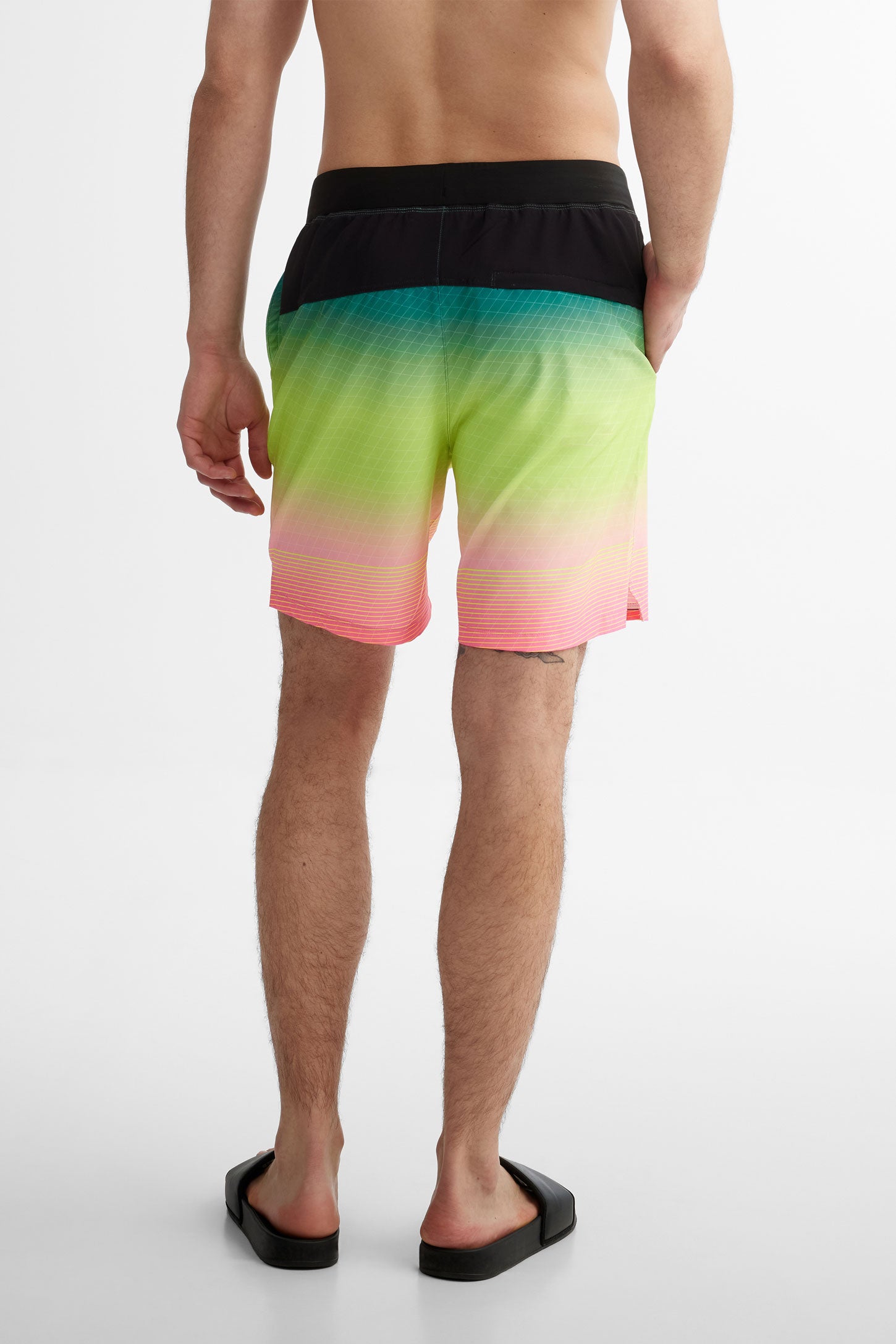 Short maillot de bain - Homme && ROSE MULTI