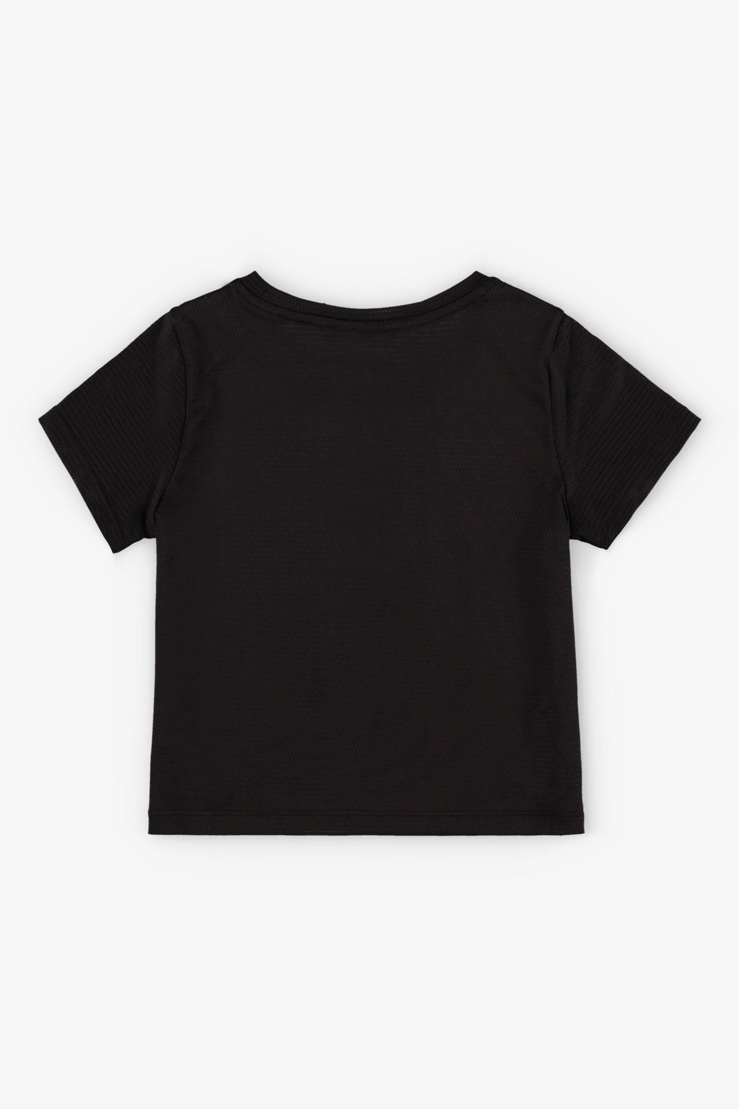 T-shirt imprimé athlétique - Enfant fille && NOIR