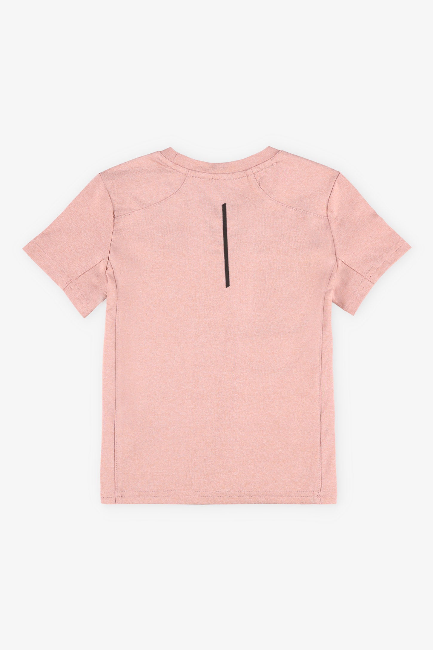 T-shirt athlétique col rond - Enfant garçon && CORAIL