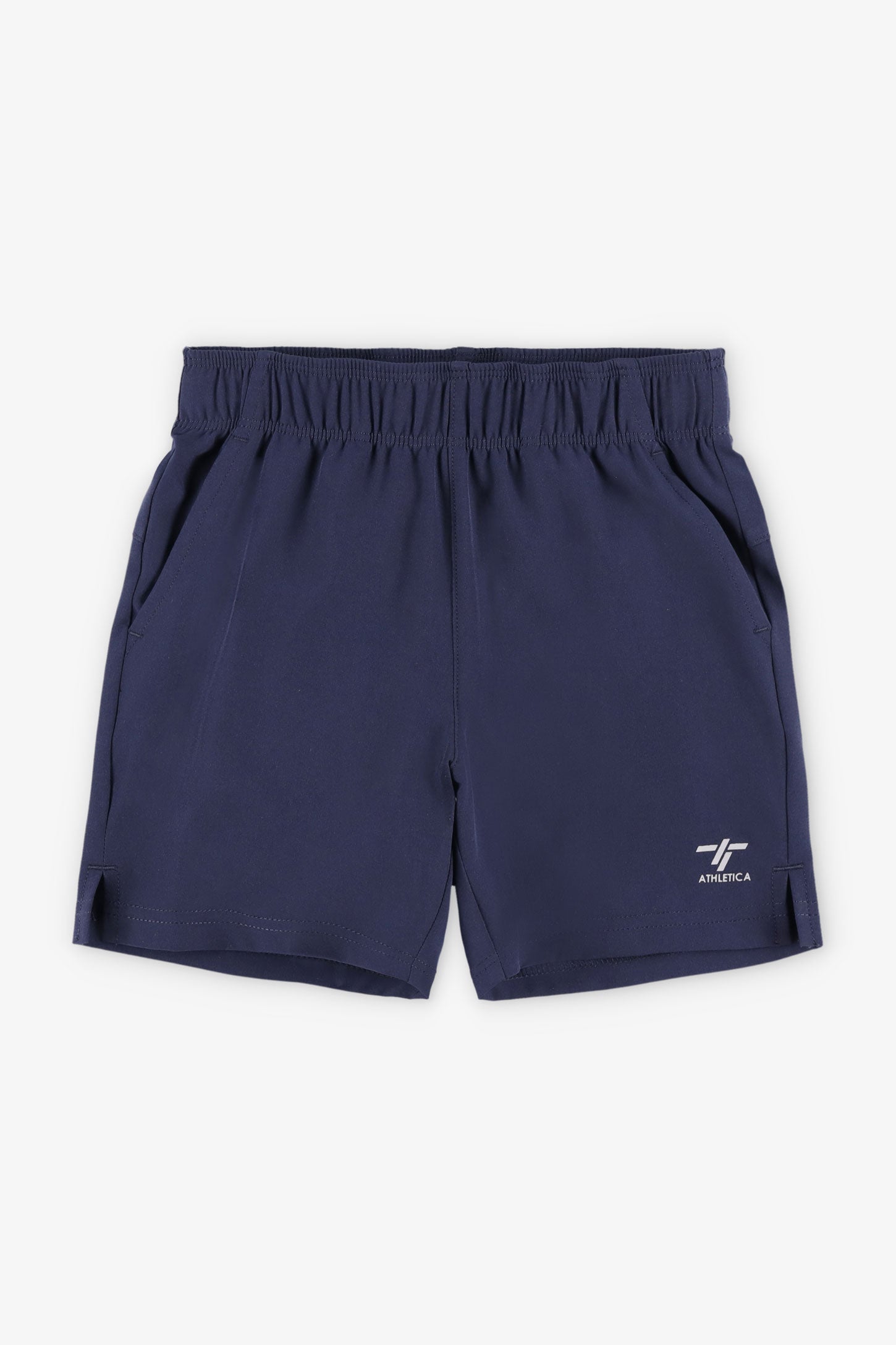 Short athlétique extensible 4 sens - Enfant garçon && BLEU MARINE