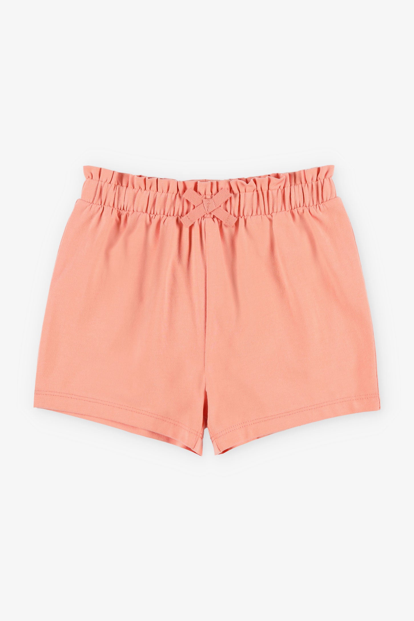 Short taille élastique en coton, 2/15$ - Bébé fille && ORANGE