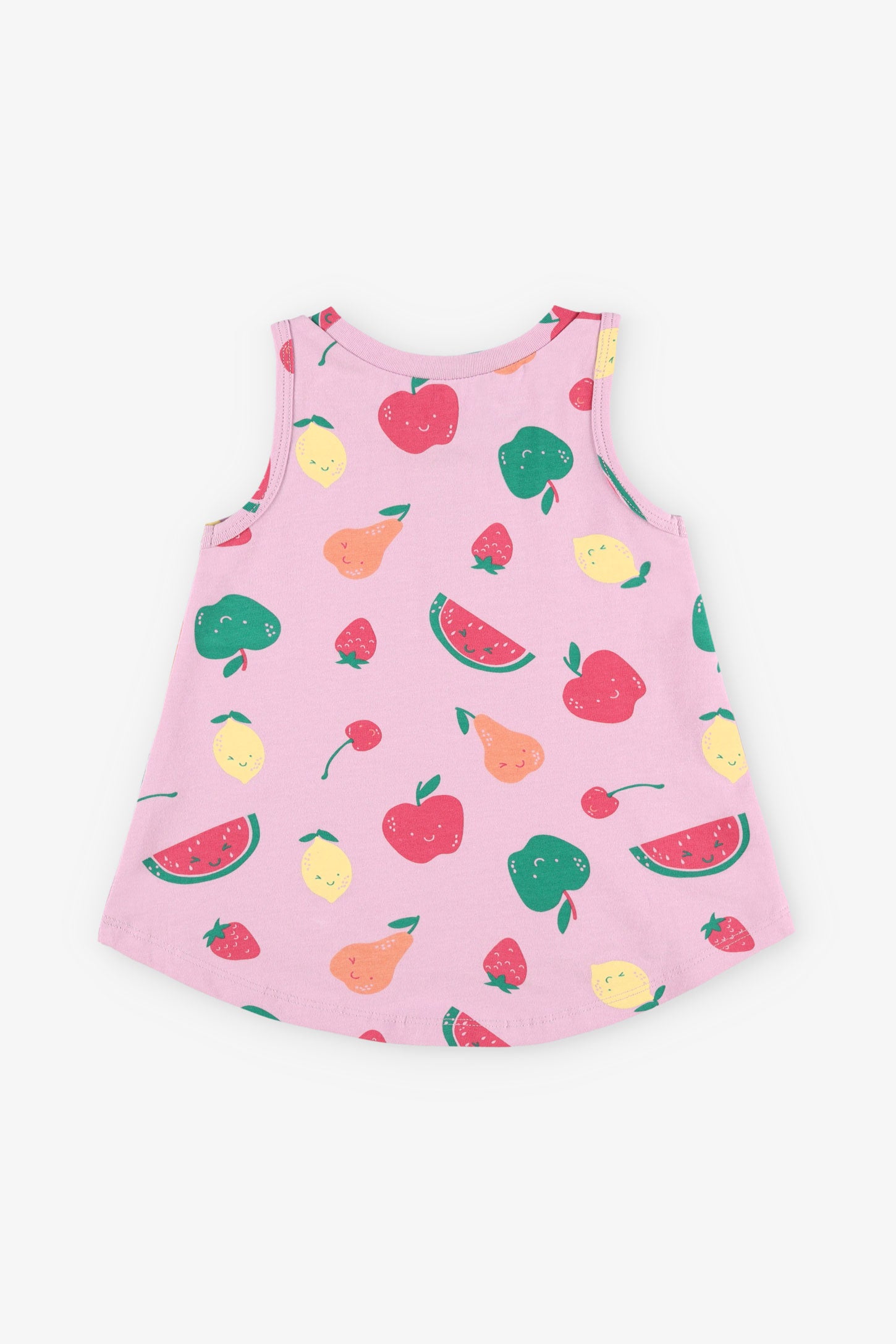 Camisole imprimée coupe A coton, 2T-3T, 2/15$ - Bébé fille && MAUVE/MULTI