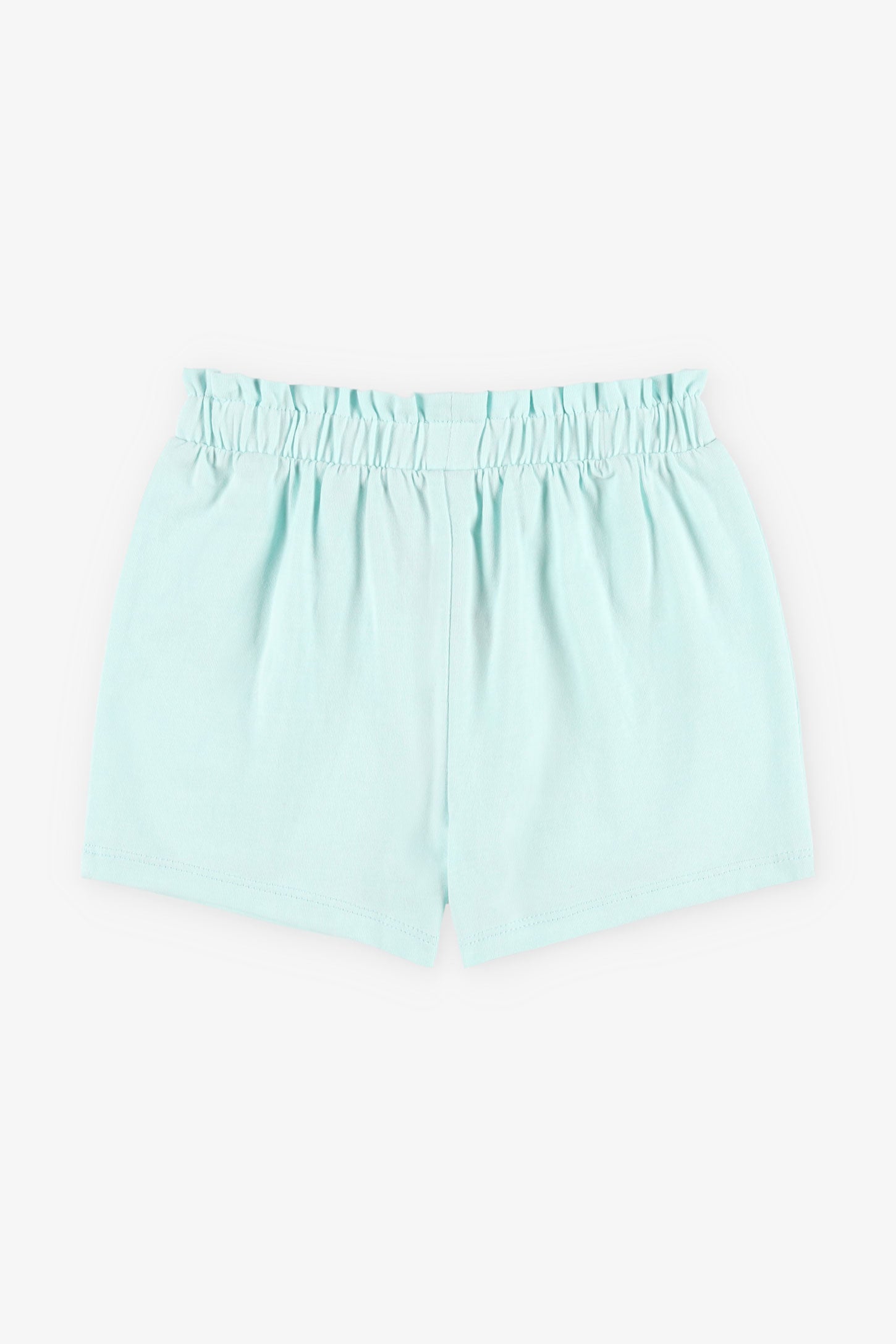 Short taille élastique en coton, 2T-3T, 2/15$ - Bébé fille && BLEU PALE