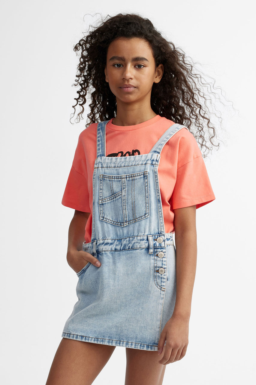 Overalls Robe Salopette Denim Salopette Jupe-short En Jeans Ado