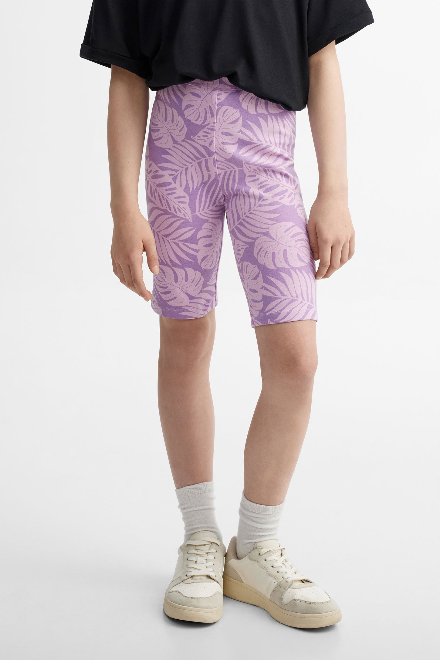 Lot de 2 cuissards en coton - Ado fille && MAUVE/MULTI