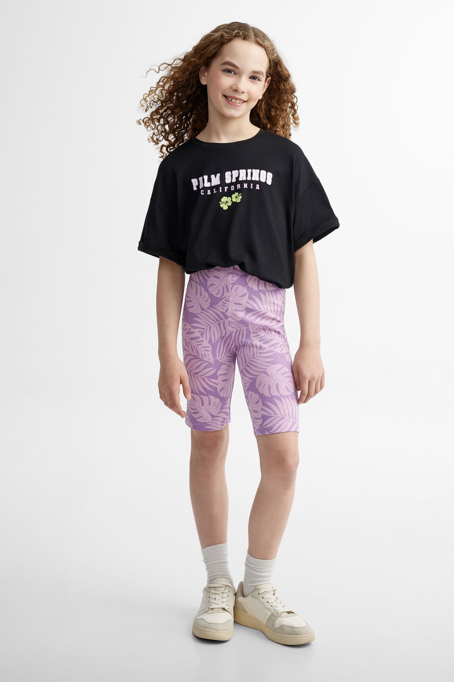 Lot de 2 cuissards en coton - Ado fille && MAUVE/MULTI