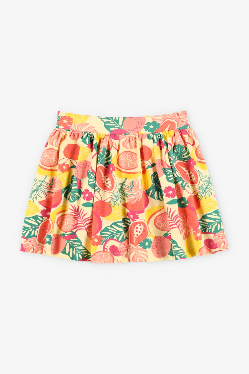 Jupe-short imprimée en coton Enfant fille