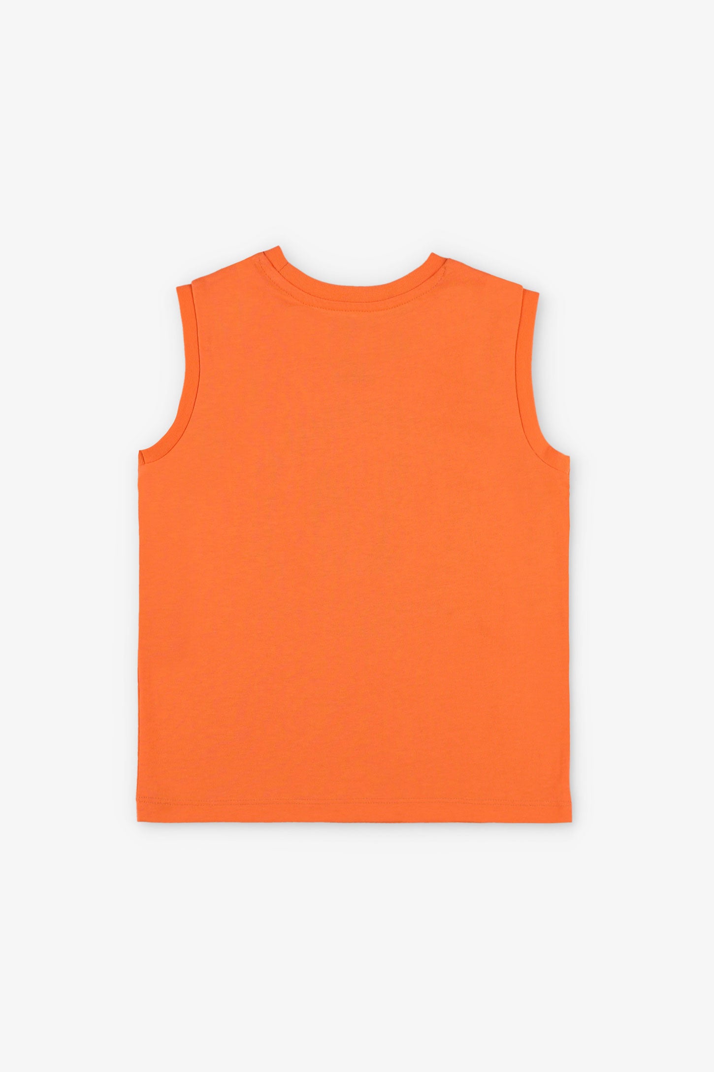 Camisole à poche en coton, 2/20$ - Enfant garçon && ORANGE