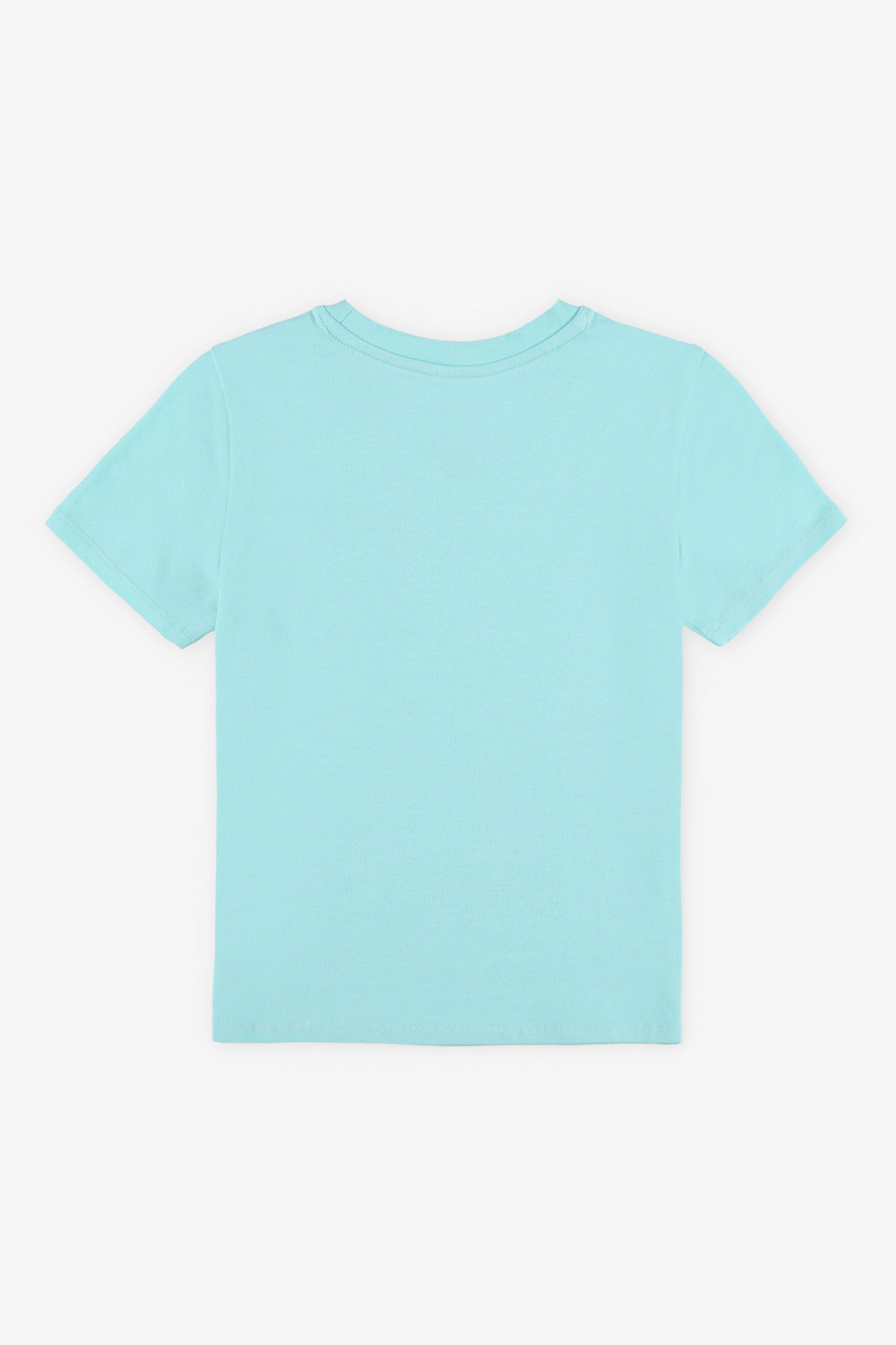 T-shirt col rond à poche, 2/20$ - Enfant garçon && BLEU PALE