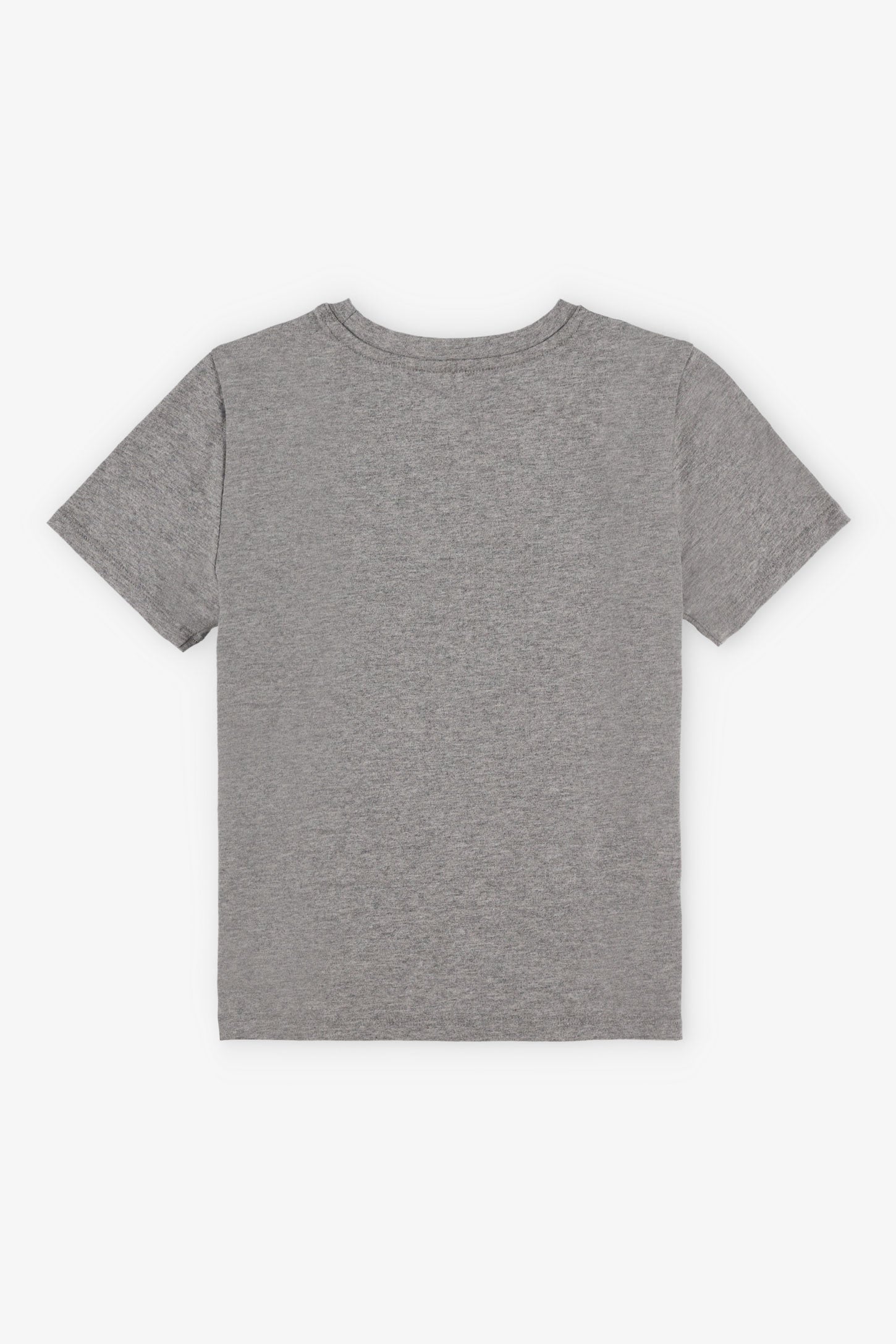 T-shirt col rond à poche, 2/20$ - Enfant garçon && GRIS MIXTE