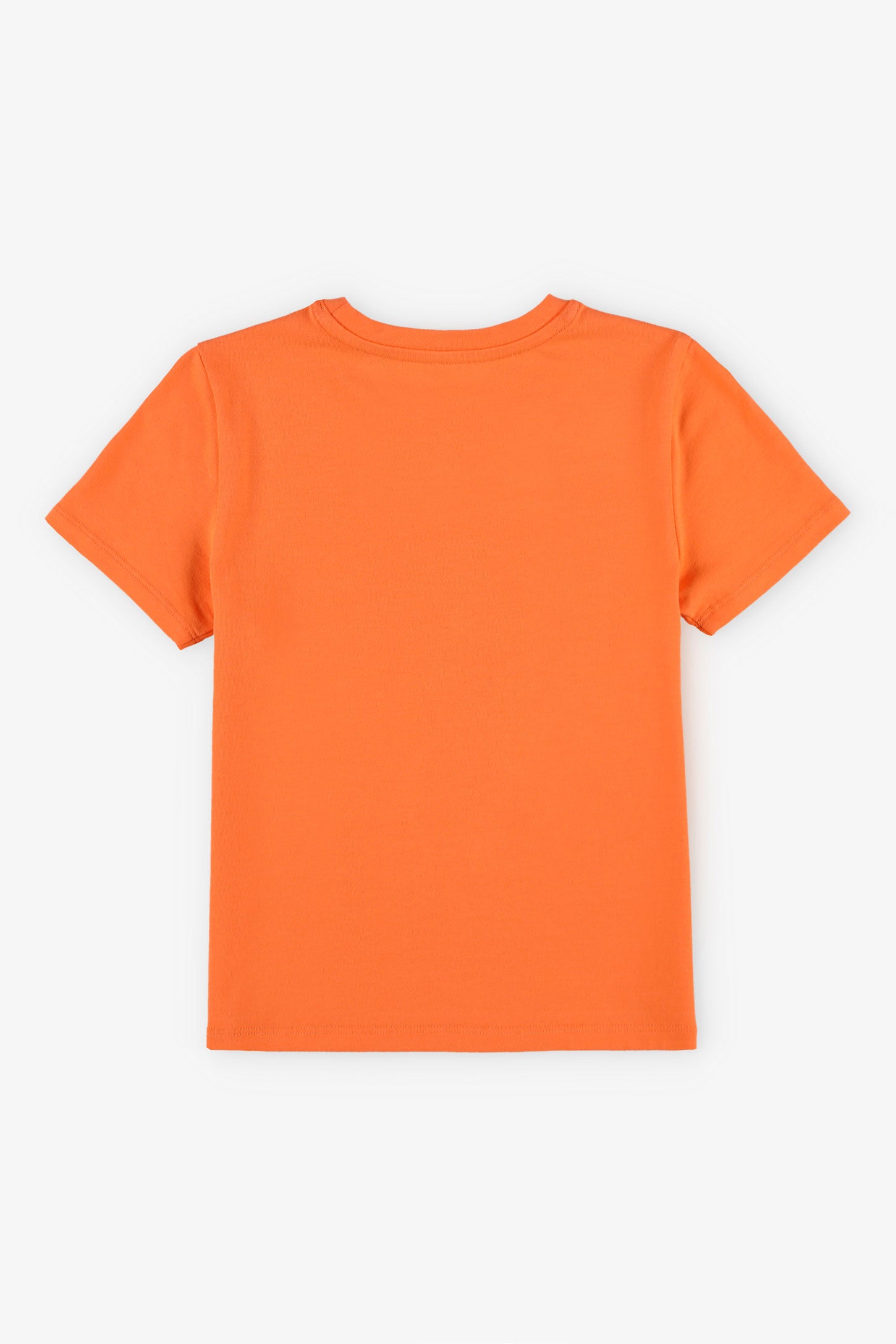 T-shirt col rond à poche, 2/20$ - Enfant garçon && ORANGE