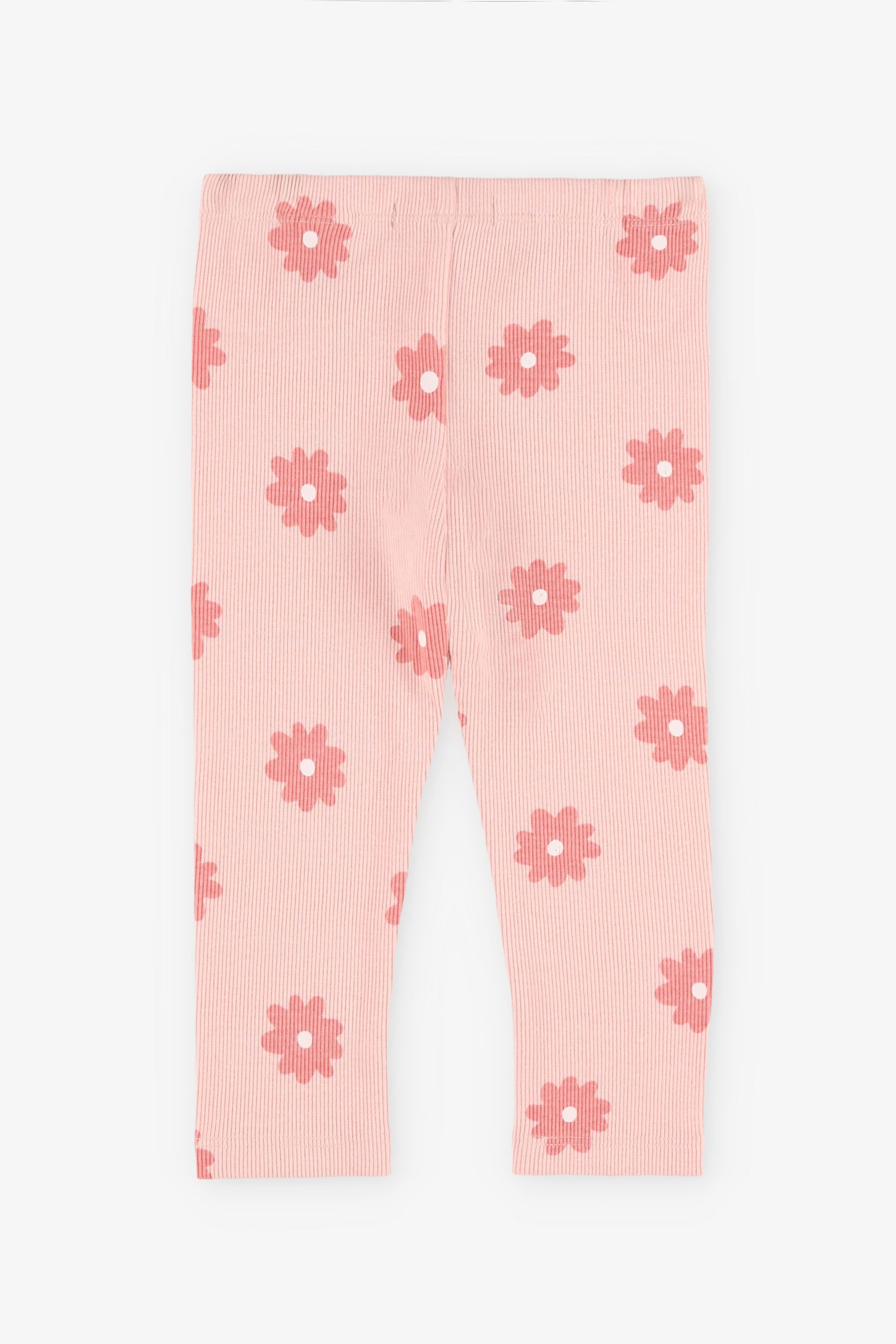 Legging imprimé en coton - Bébé fille && ROSE MULTI