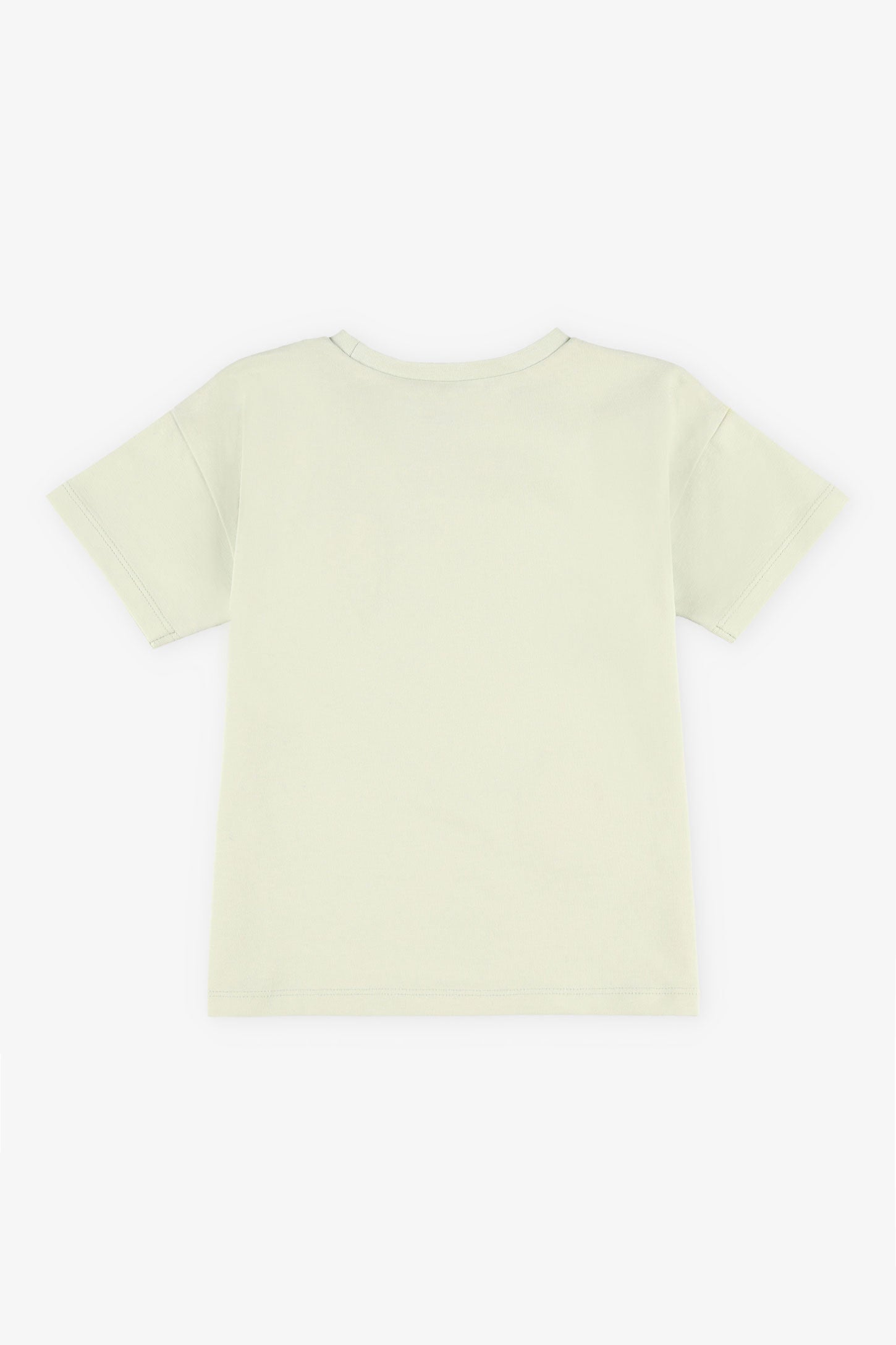 T-shirt coton avec appliqué crochet, 2T-3T - Bébé fille && VERT