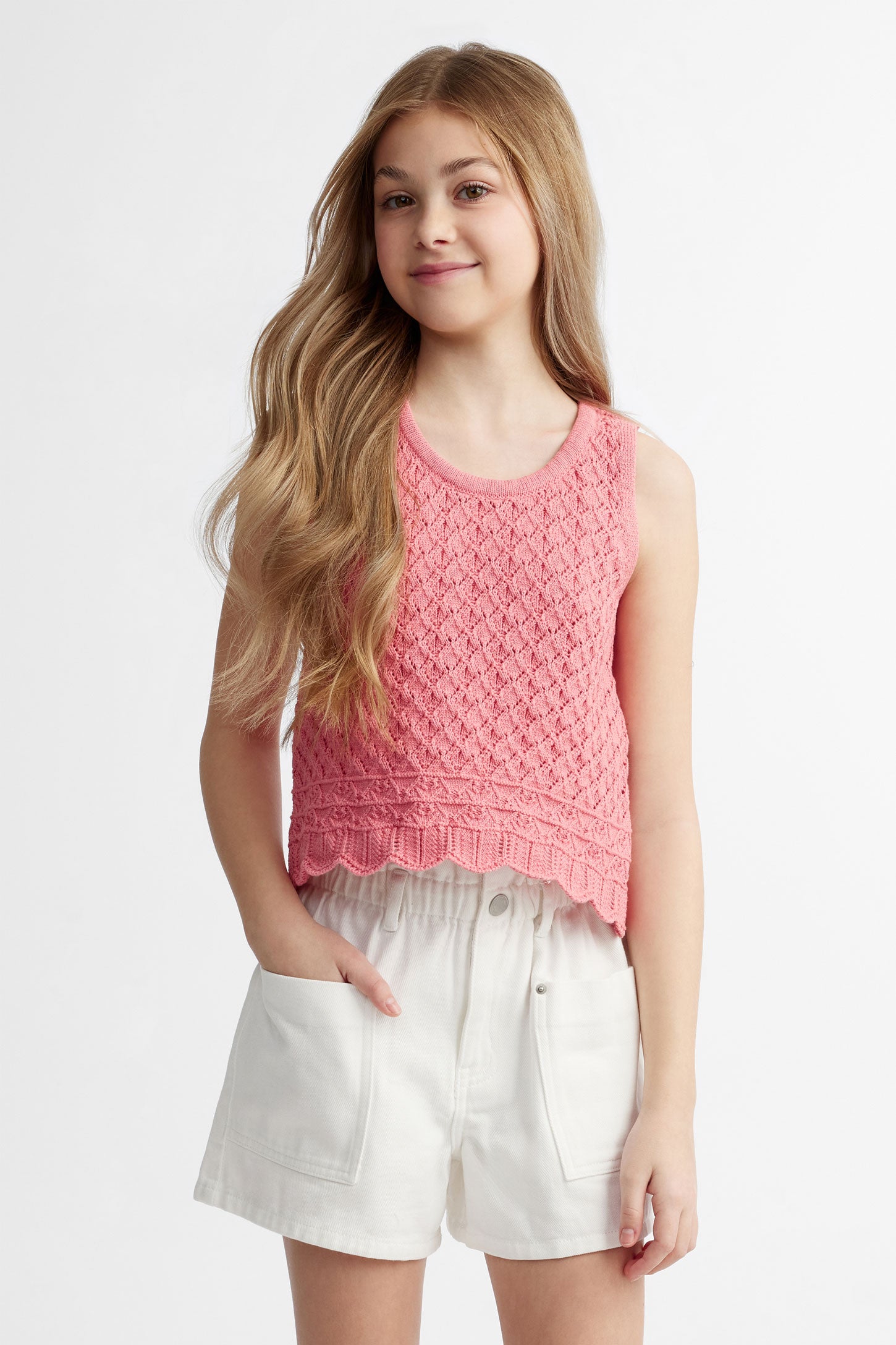 Camisole en crochet - Ado fille && ROSE