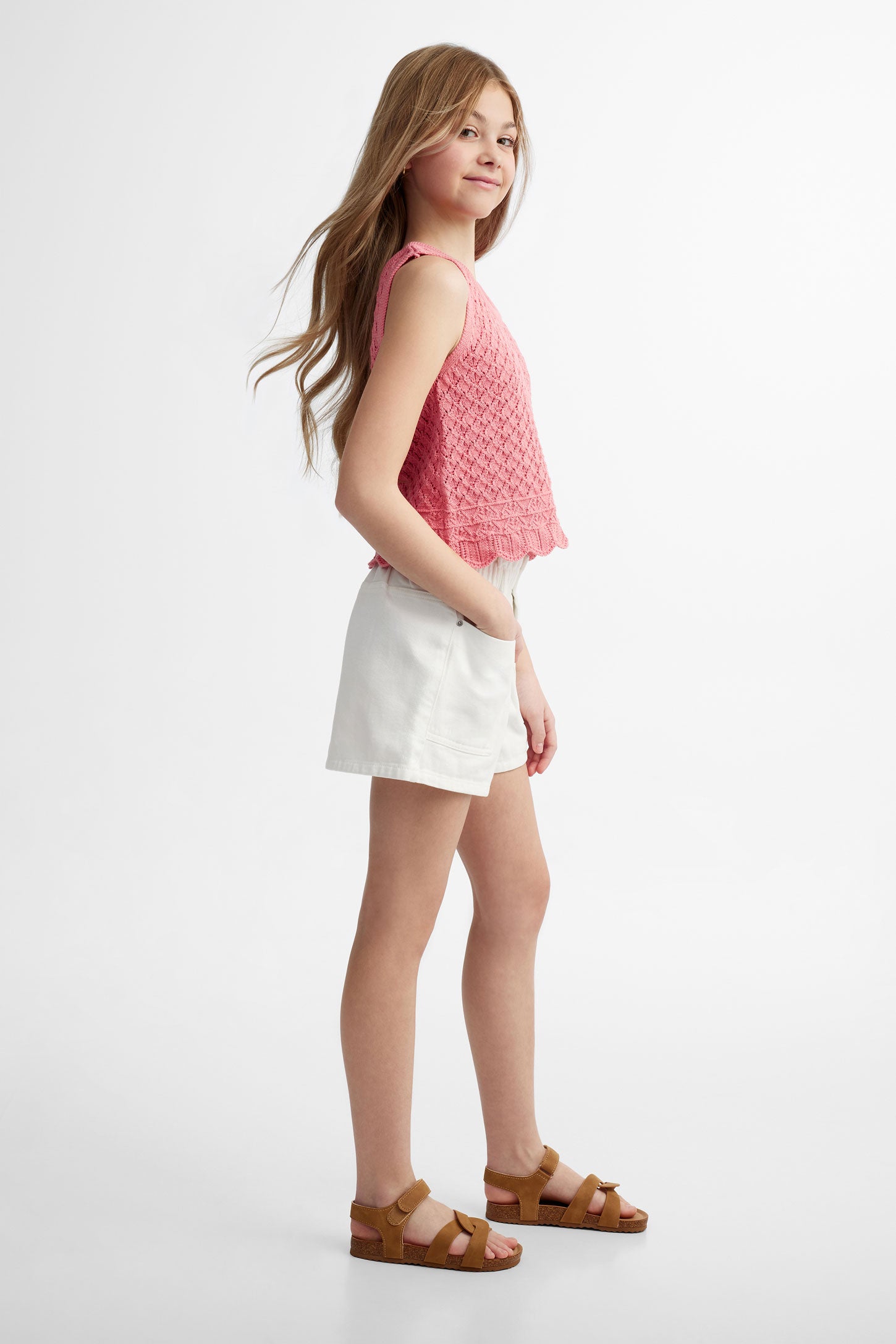 Camisole en crochet - Ado fille && ROSE