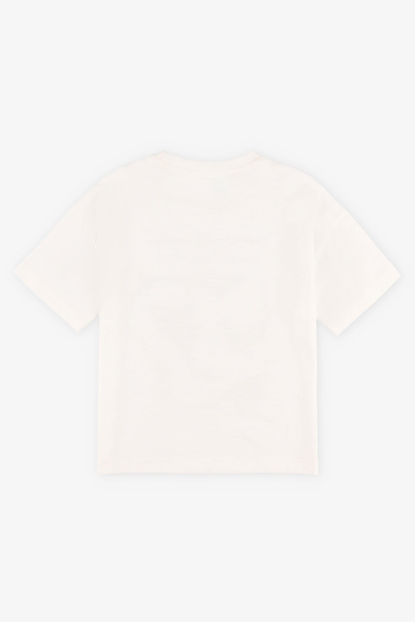 T-shirt imprimé en coton - Enfant garçon && BLANC