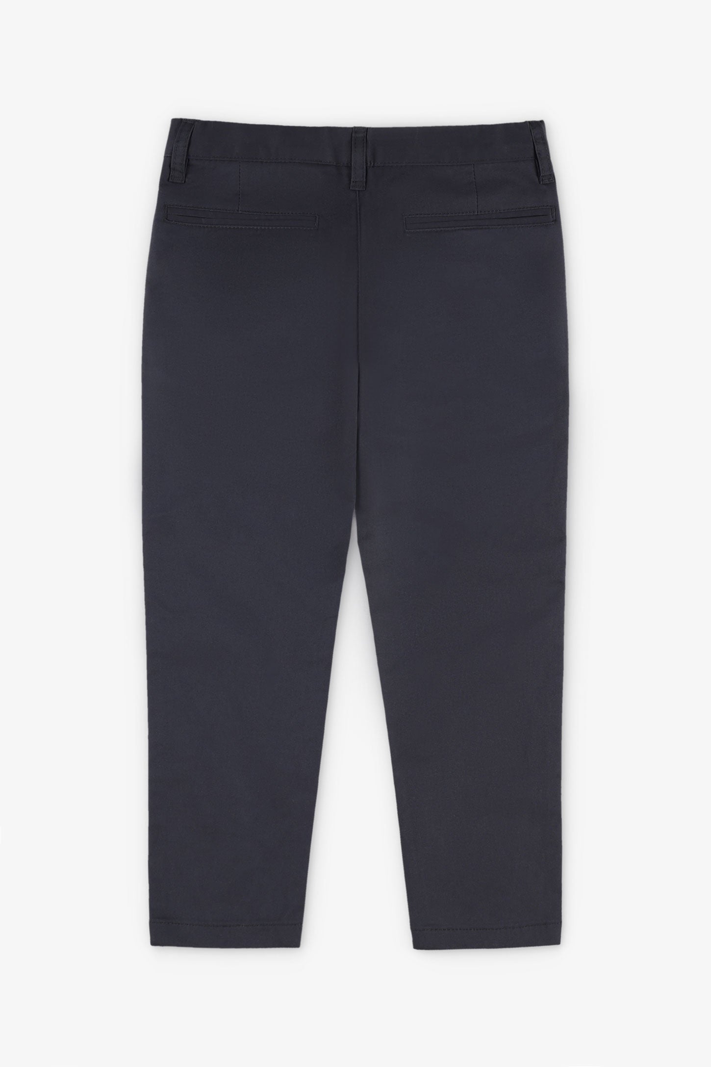 Pantalon chino 5 poches - Enfant garçon && BLEU MARINE