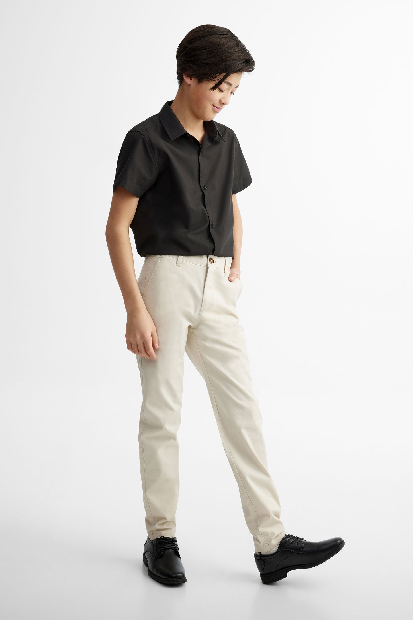 Pantalon chino - Ado garçon && BEIGE