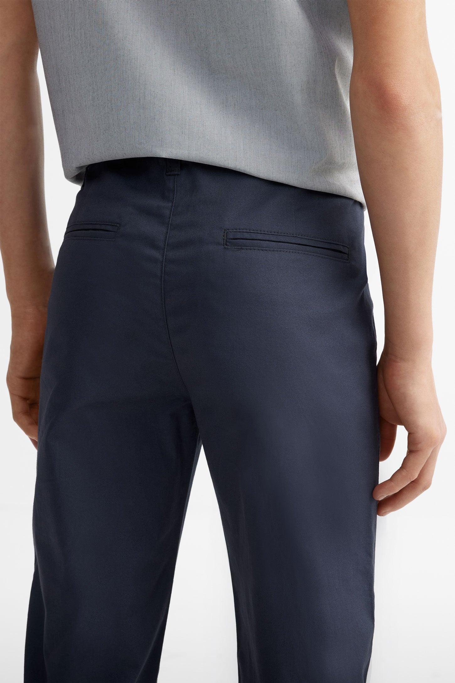 Pantalon chino - Ado garçon && BLEU MARINE