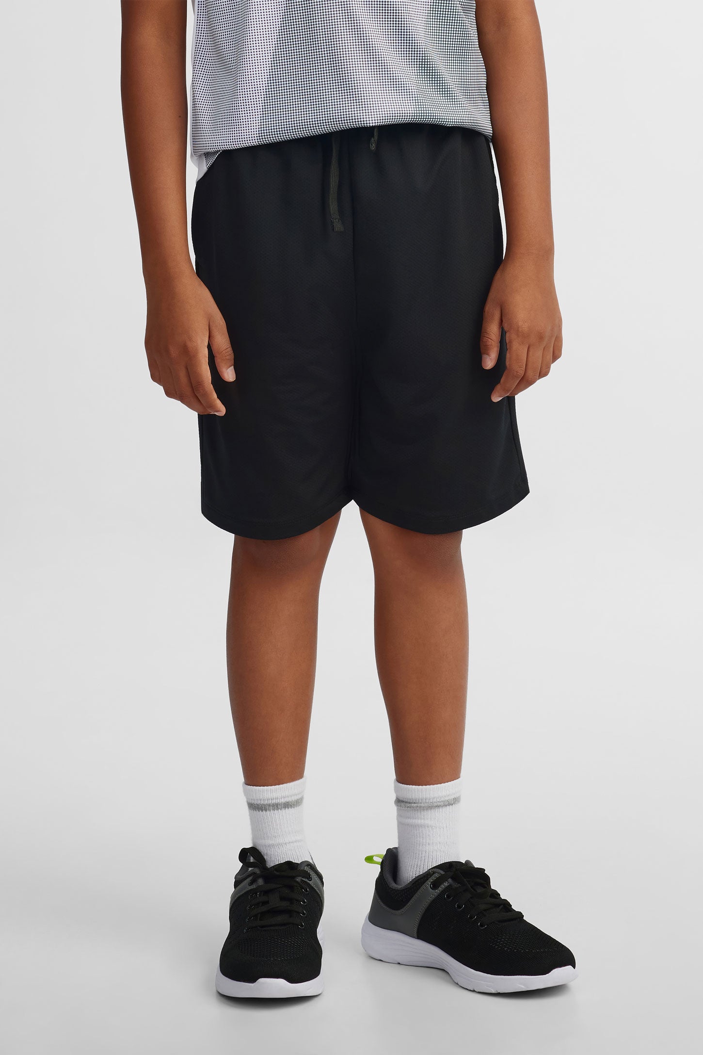Short athlétique - Ado garçon && NOIR