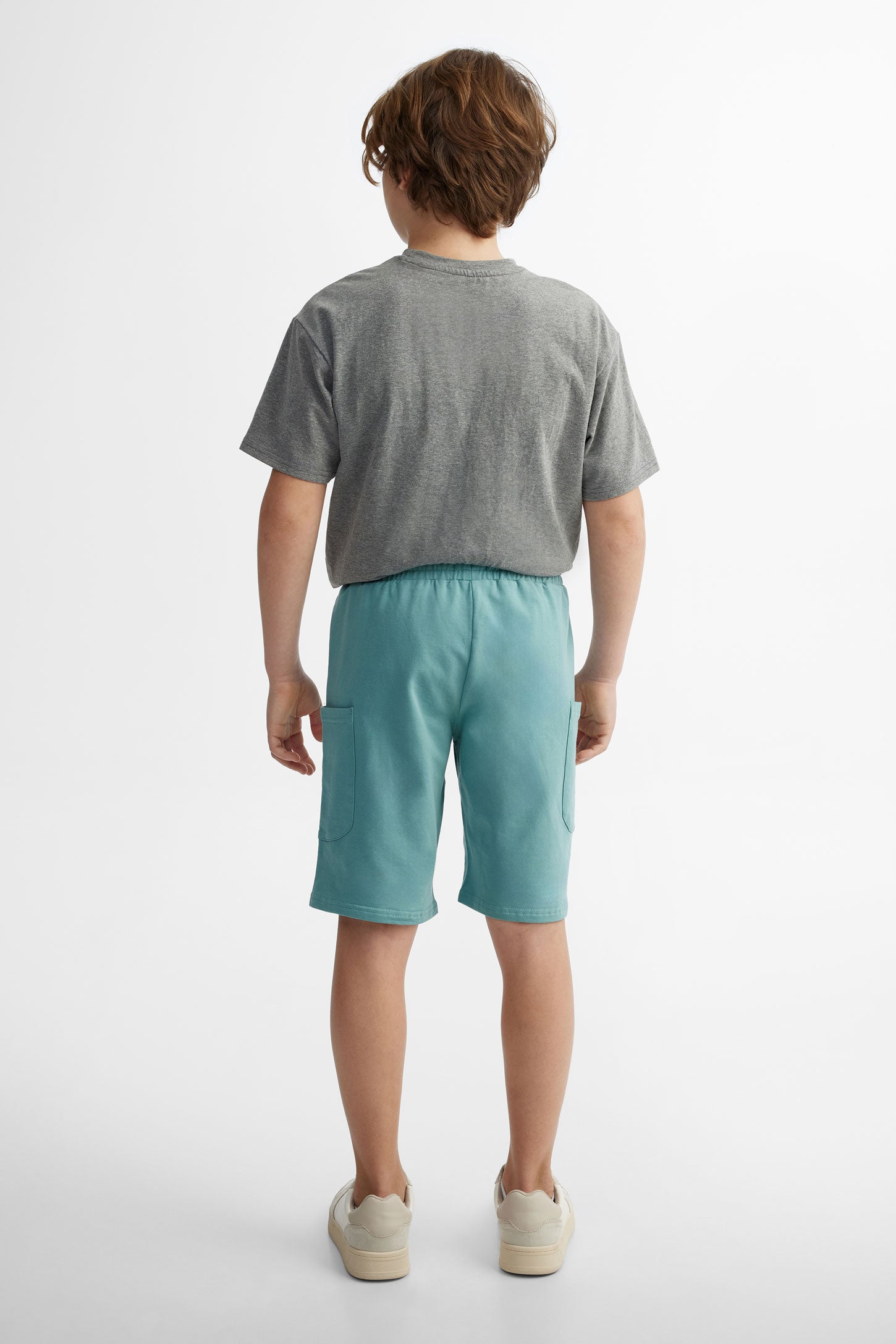Short cargo en coton ouaté - Ado garçon && SARCELLE