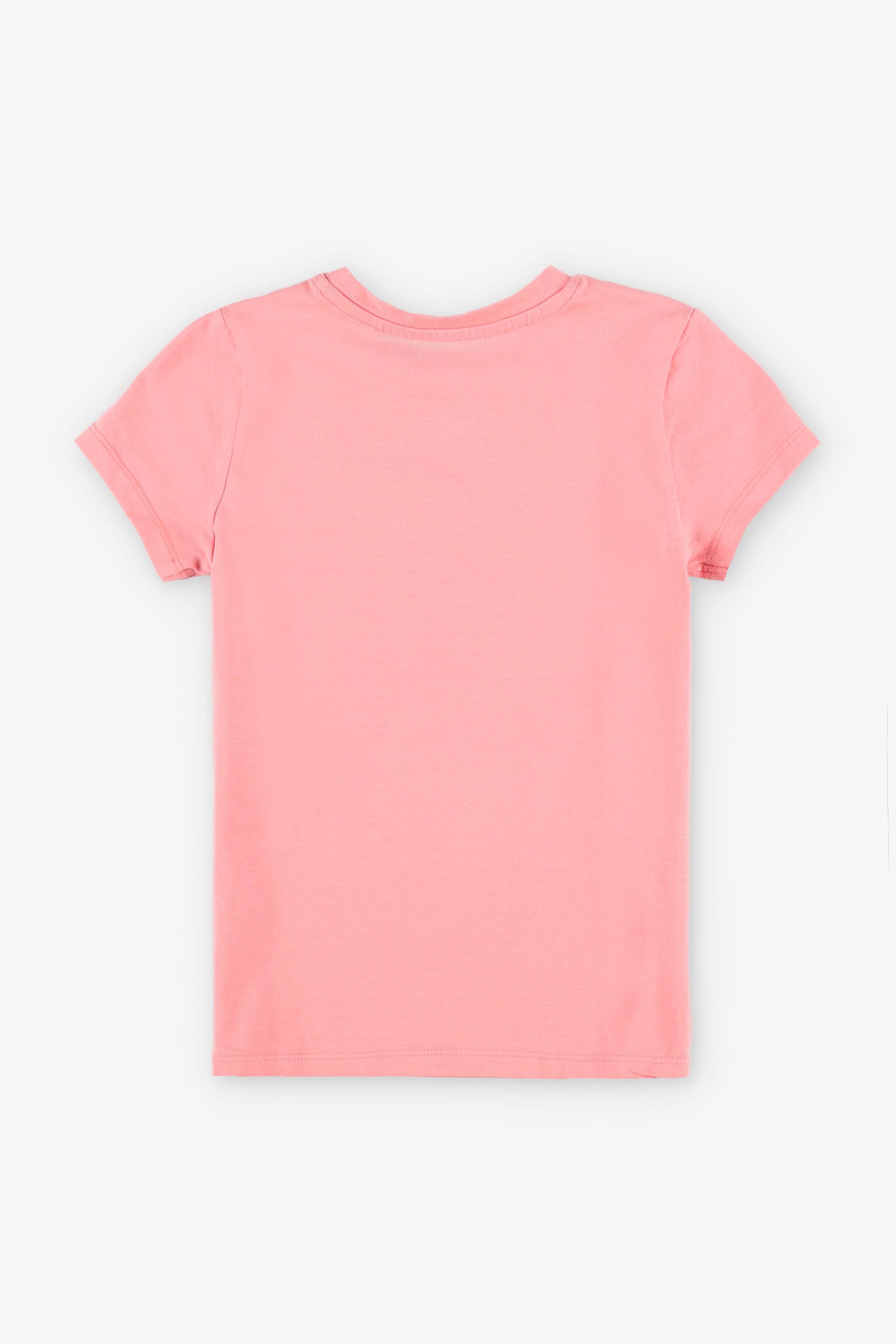 T-shirt imprimé en coton, 2/20$ - Enfant fille && ROSE