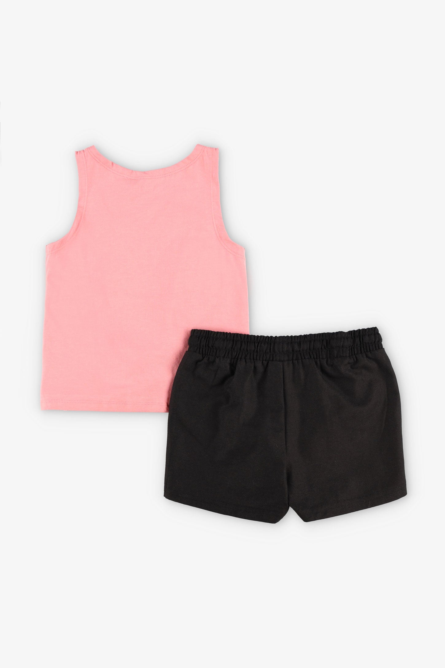 Ensemble 2-pièces camisole et short - Enfant fille && ROSE