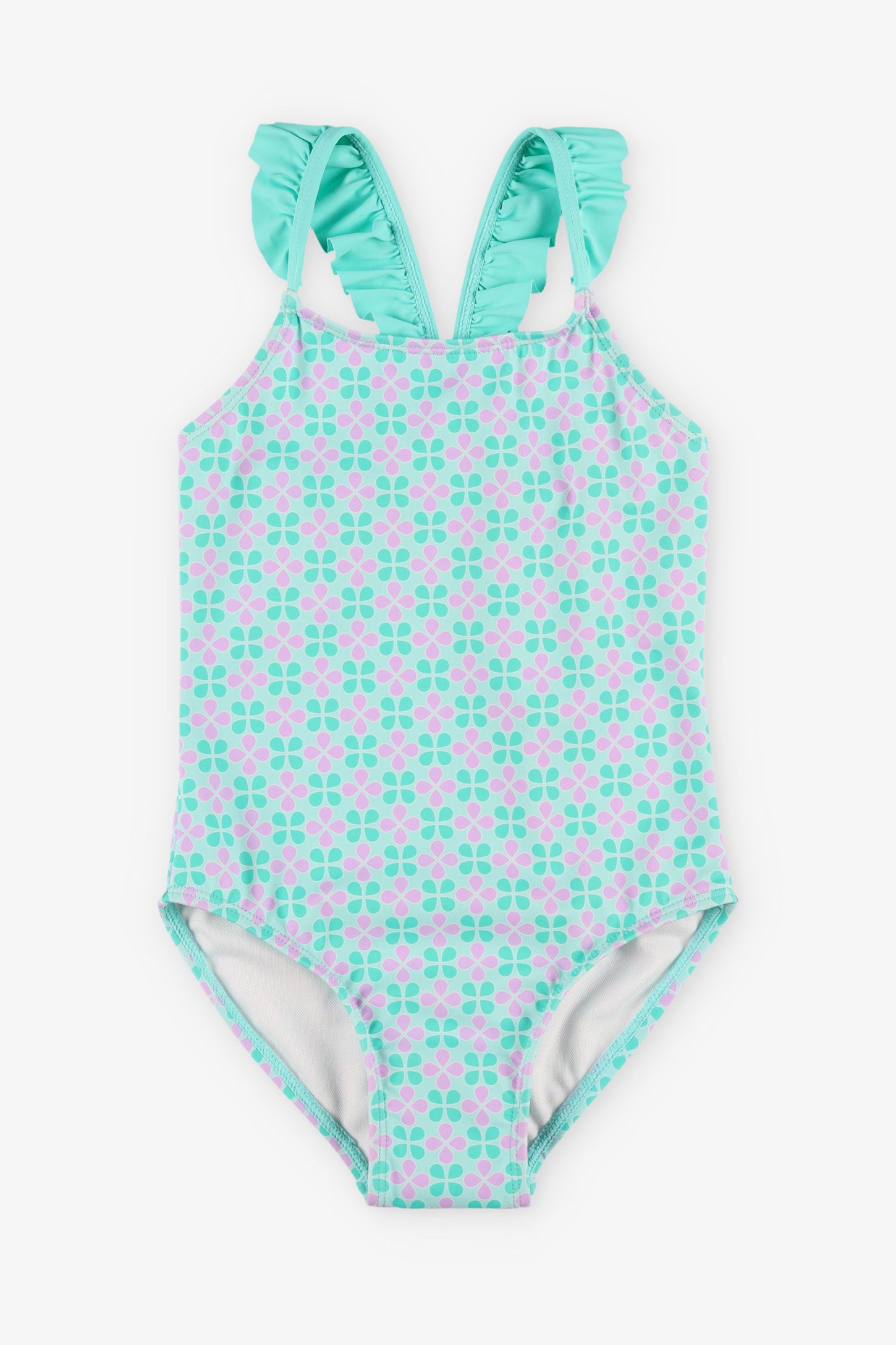 Maillot de bain 1-pièce - Enfant fille && BLEU MULTI