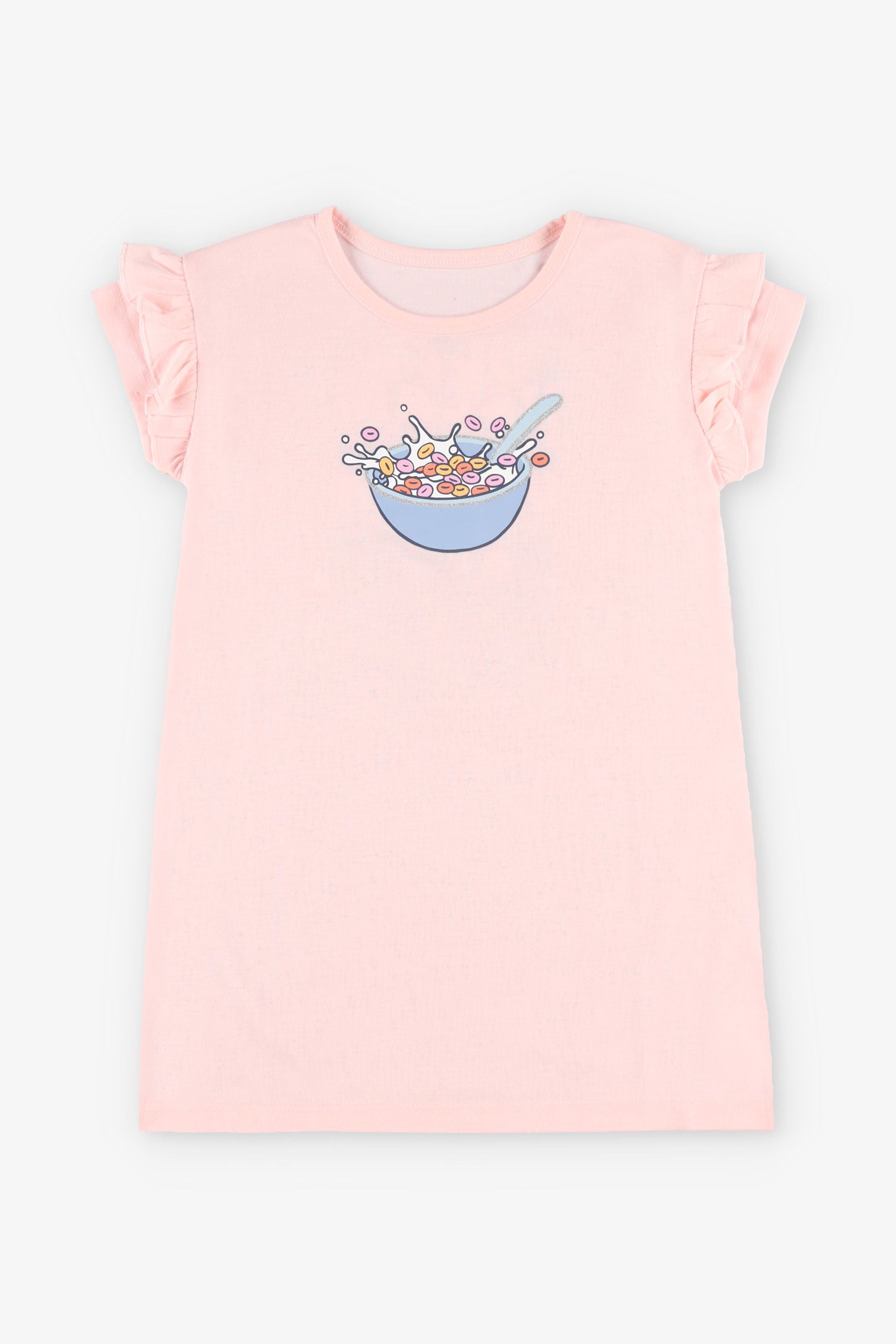 Robe de nuit pyjama assorti famille, 2/35$ - Enfant fille && ROSE PALE