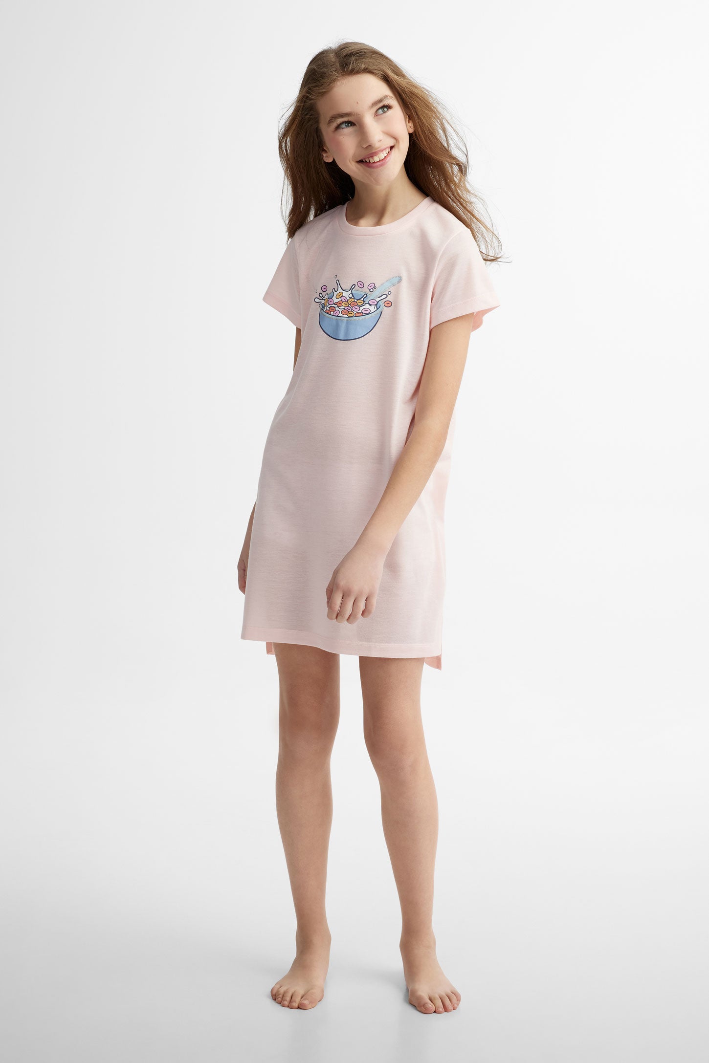 Robe de nuit pyjama assorti famille, 2/40$ - Ado fille
 && ROSE PALE