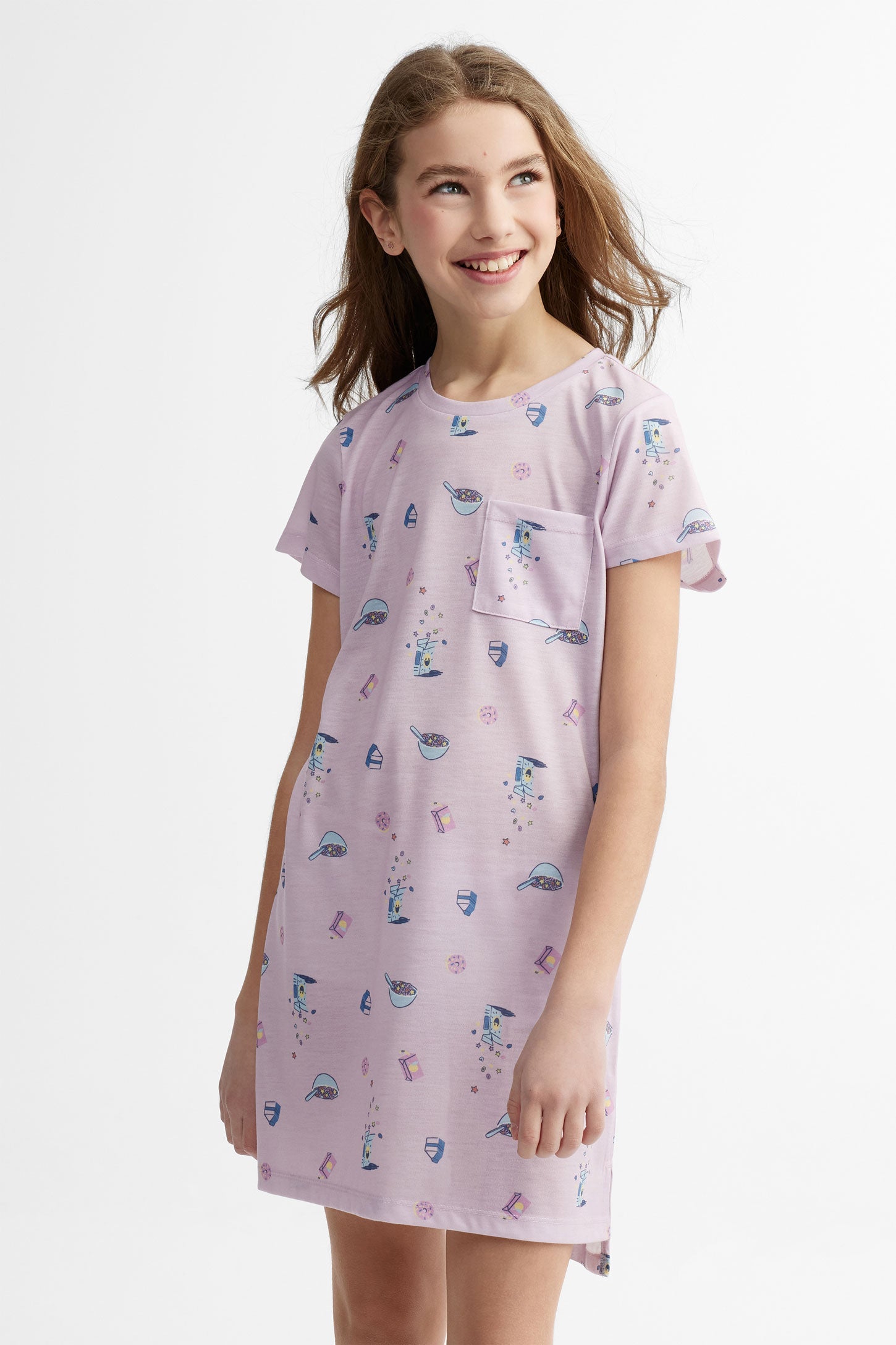 Robe de nuit pyjama assorti famille, 2/40$ - Ado fille
 && LILAS MULTI